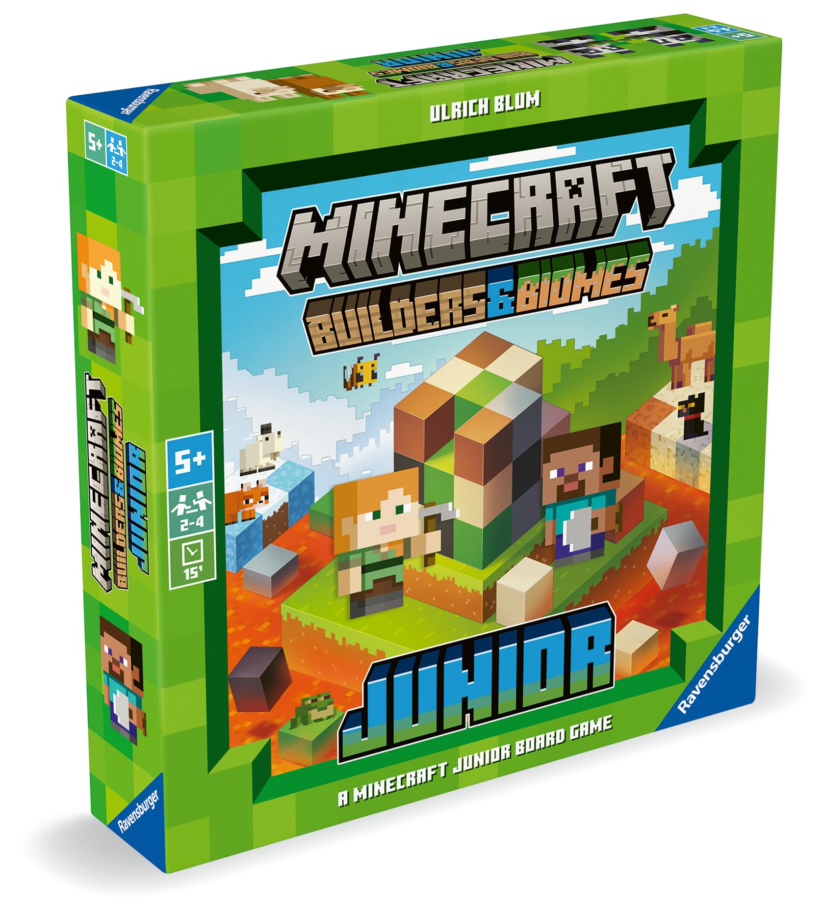 Ravensburger Minecraft Builders & Biomes Junior Board Game - Cooperative Play for Ages 5+ | 2-4 Players | 20 Min 4
