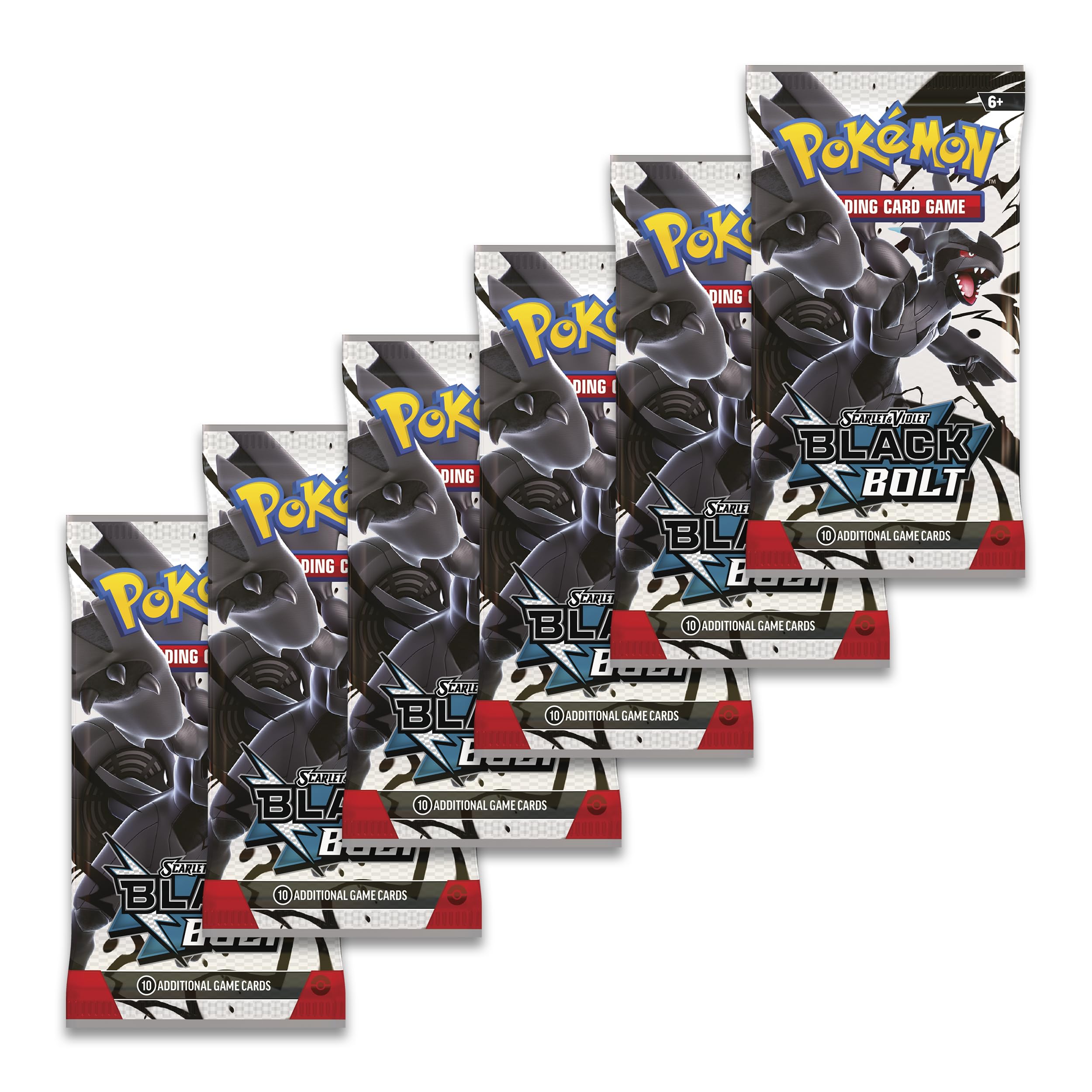 Pokémon TCG: Scarlet & Violet—Black Bolt Booster Bundle (6 Packs)