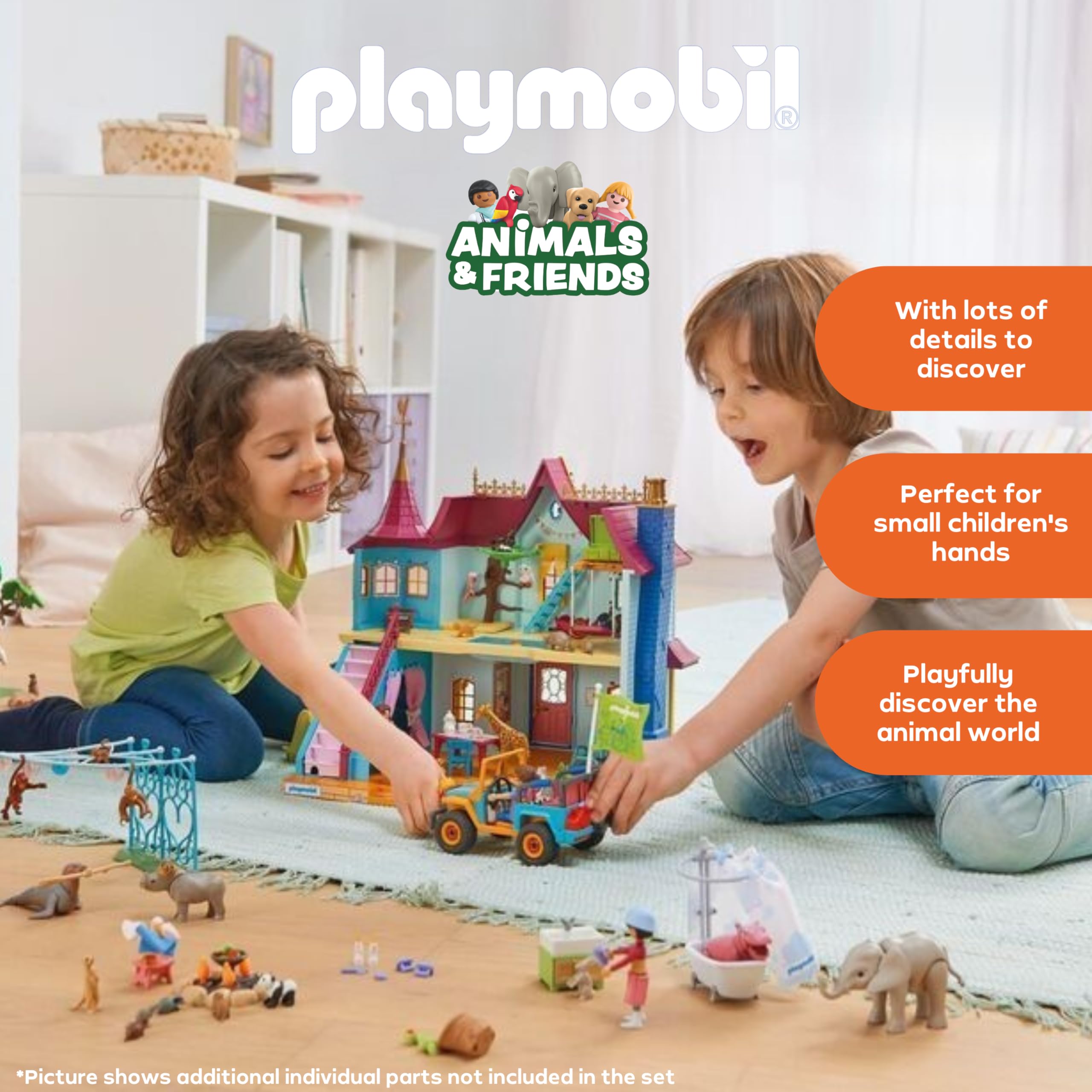 Playmobil Animals & Friends Colorful Off-Road Vehicle | Ages 4+ | Model 71854 3