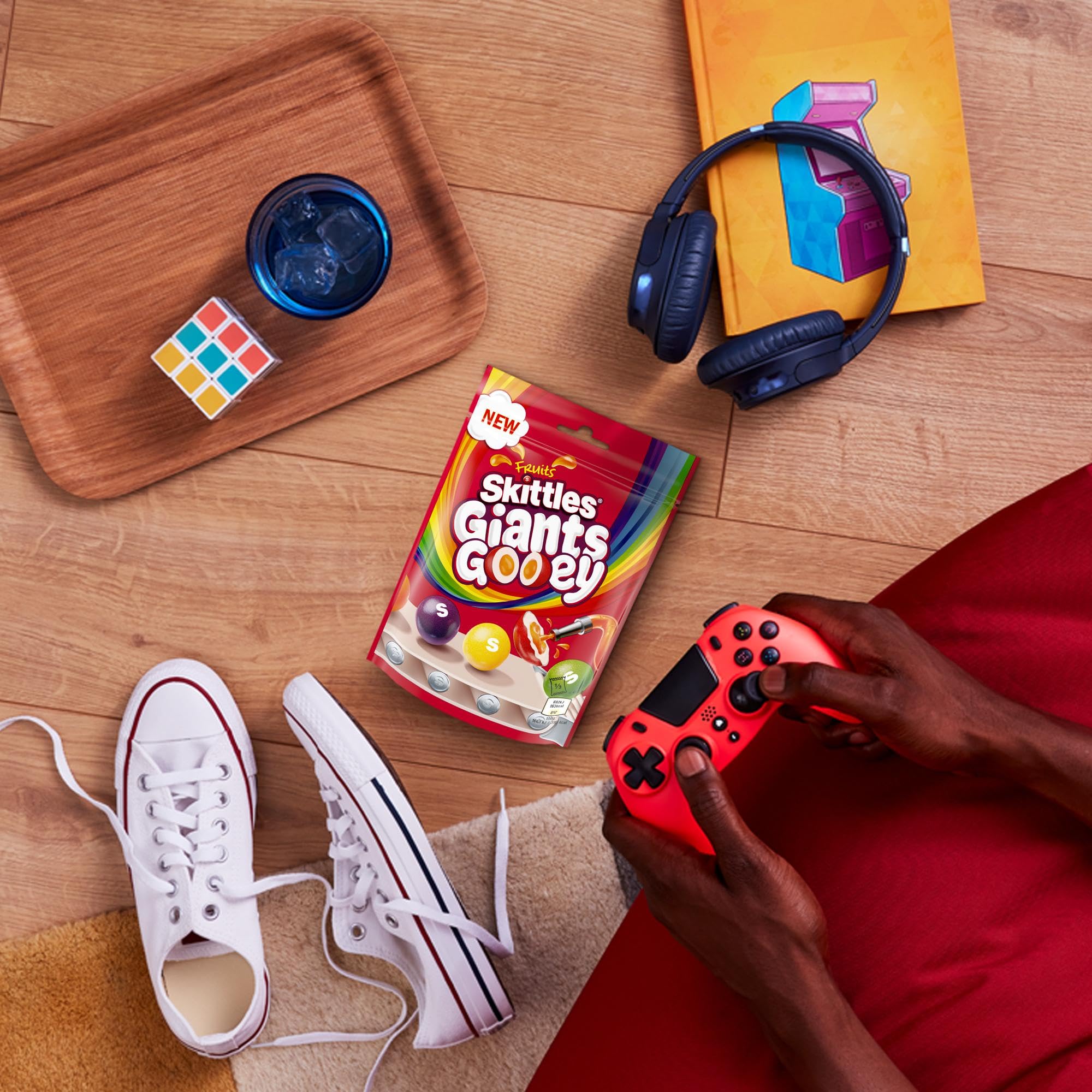 Skittles Giants klebrige vegane Süßigkeiten zum Teilen, 125 g 6