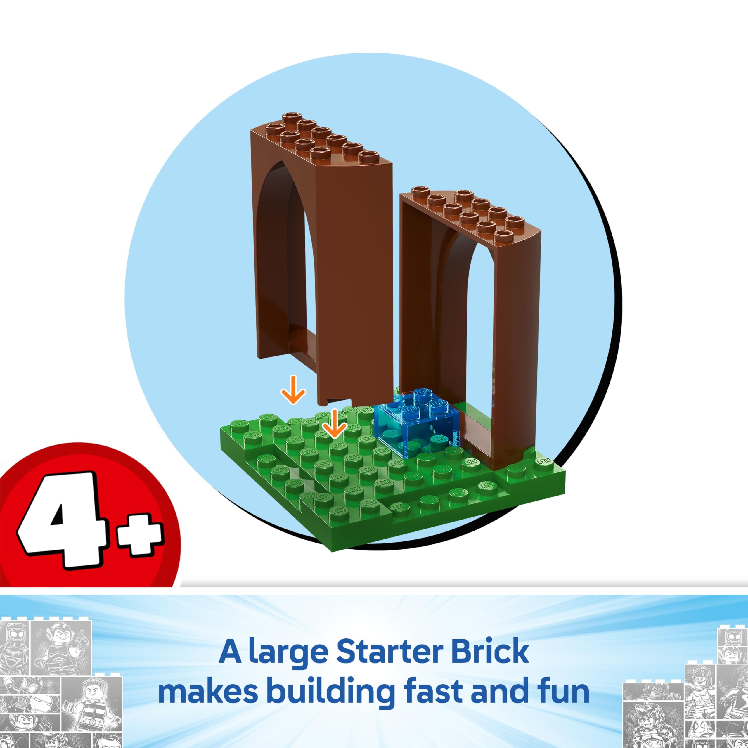LEGO Marvel Spidey and Gobby’s Raptor Battle at Tree House HQ Building Set | Ages 4+ 3