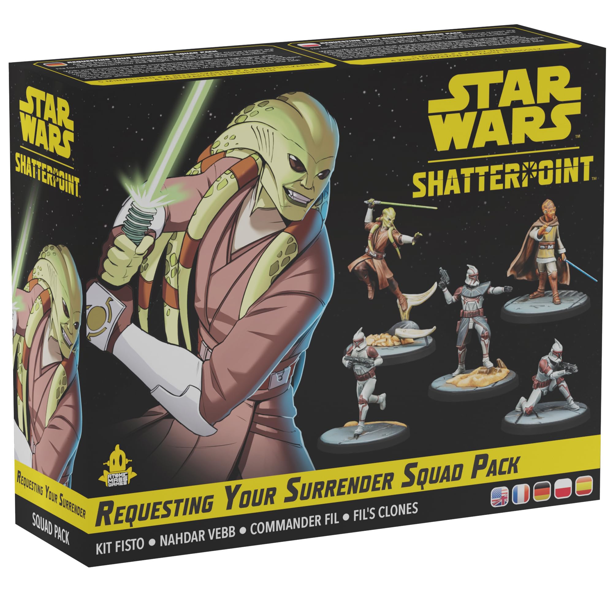 Atomic Mass Games Star Wars: Shatterpoint – Fordert Ihr Surrender Squad-Paket an
