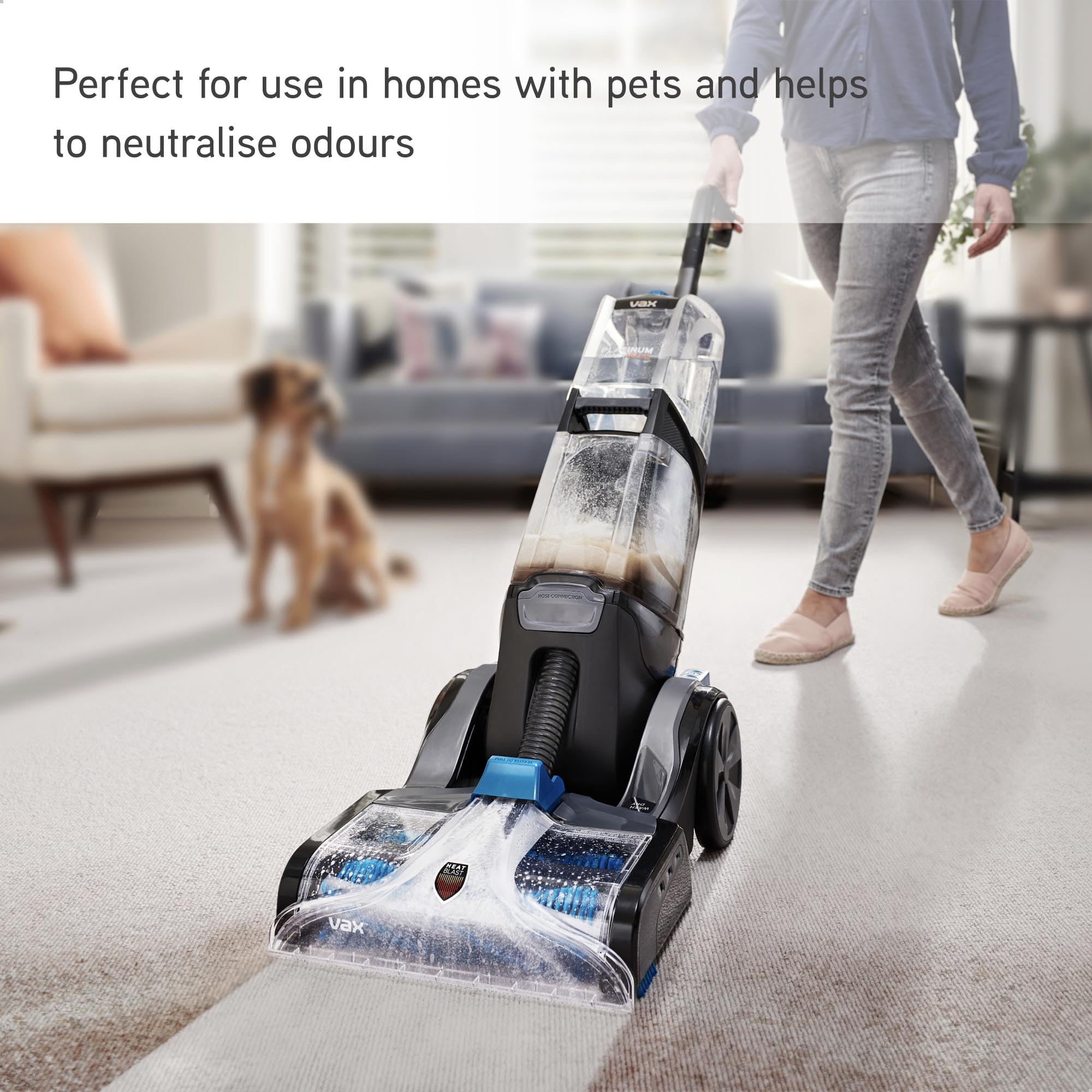 Vax Platinum Professional Carpet Stain Pre-Cleaner Solution - 1.5L | Oxy-Lift Technology | Rose Burst Scent 3