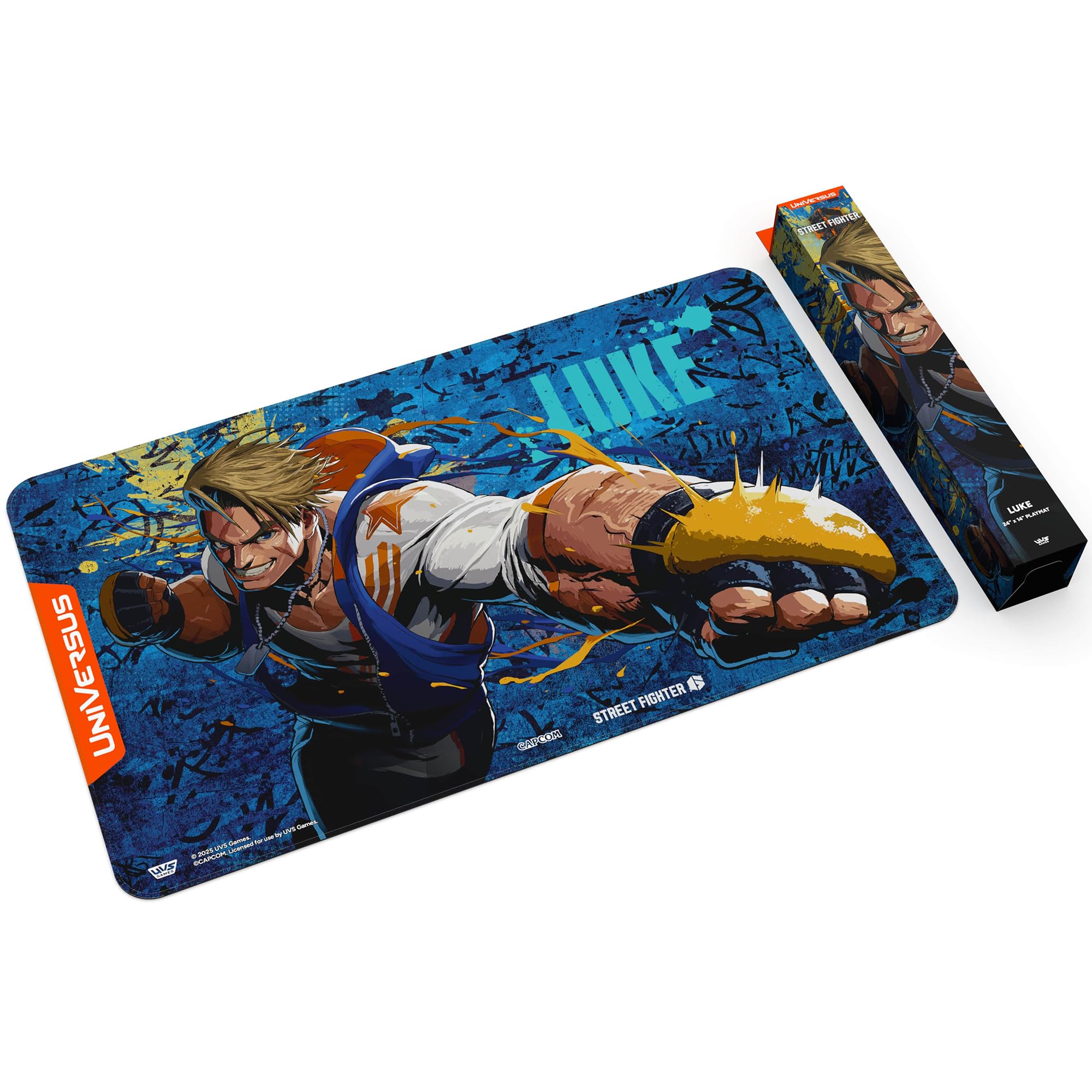 UniVersus Street Fighter 6 Challenger Series Playmat - Luke | 24 x 14 Inches Neoprene 3