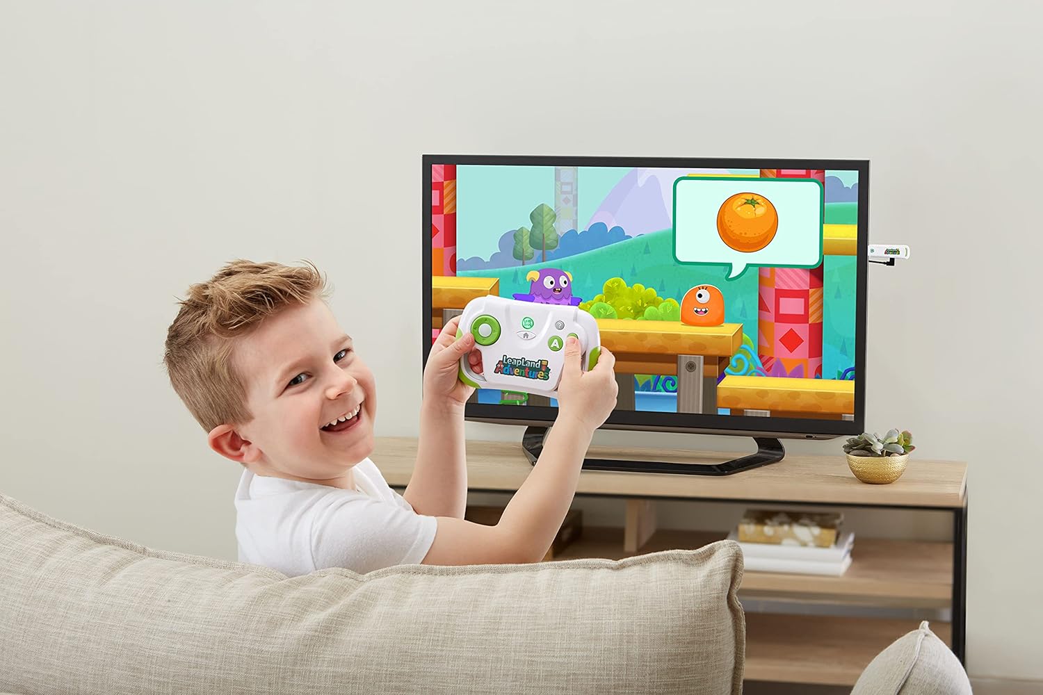 LeapFrog LeapLand Adventures - Kids Learning Game Console with HDMI Game Stick 7