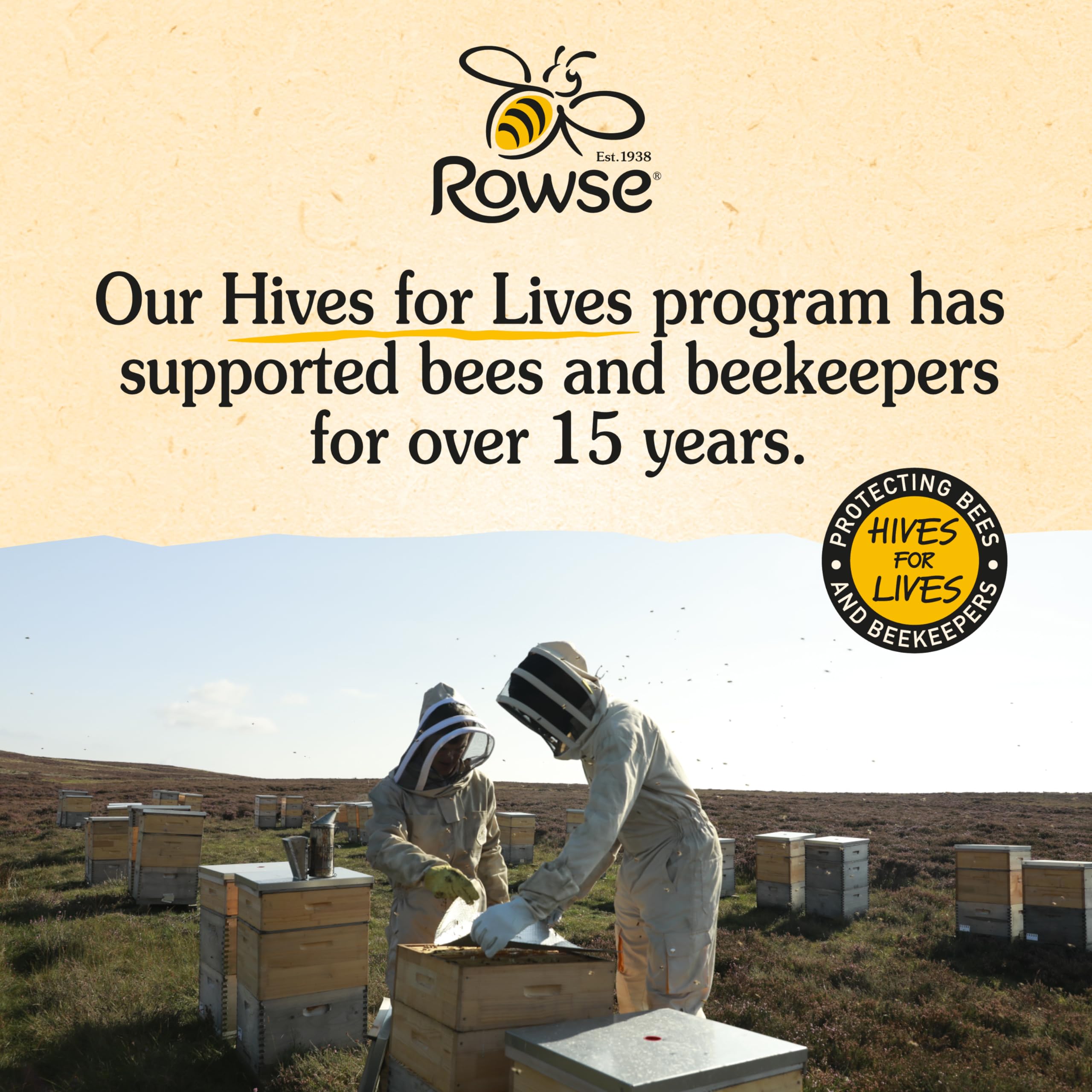 Rowse Organic Honey - 100% Pure & Natural Squeezy Bottle | 340g 4