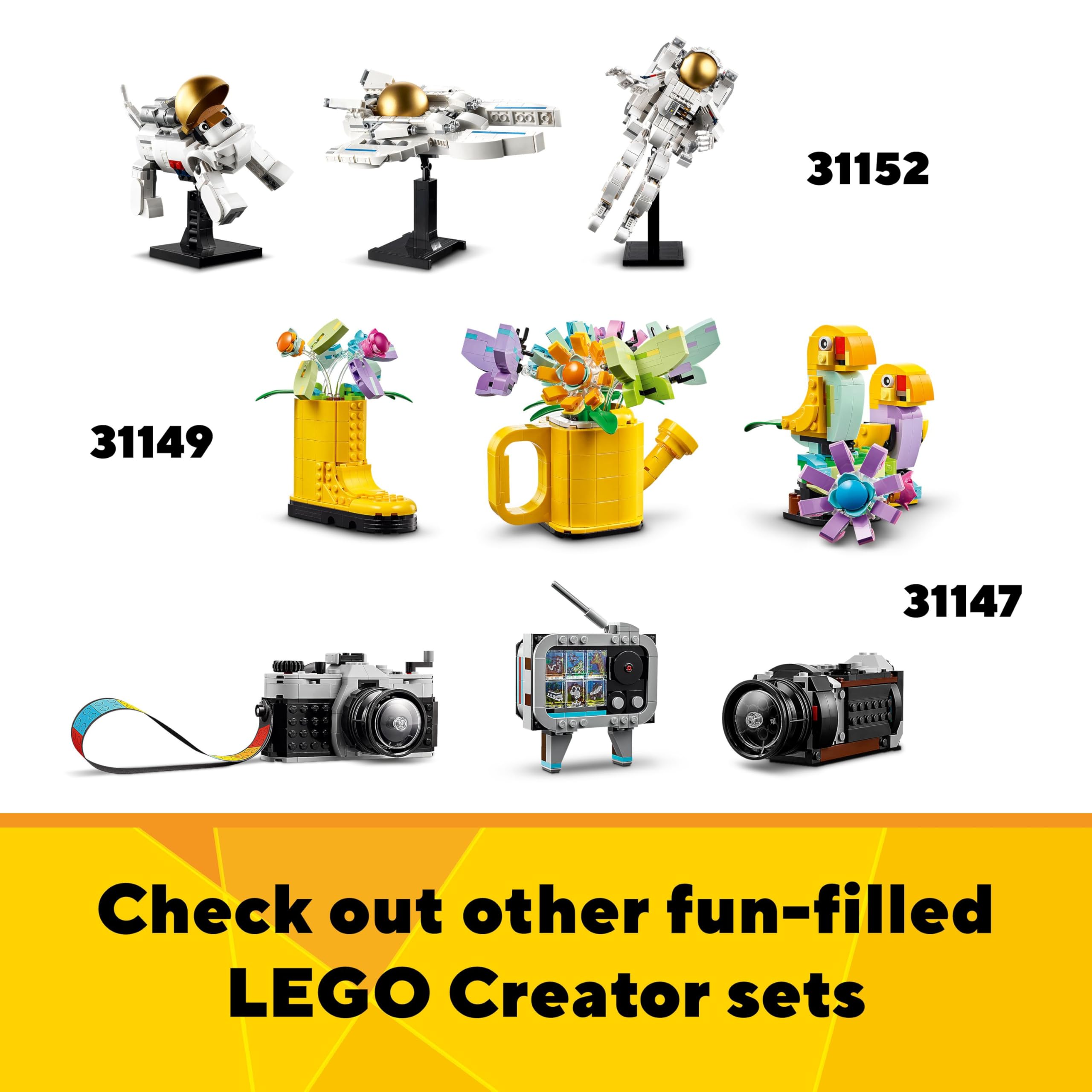 LEGO Creator 3in1 Retro Roller Skate 31148 Building Set | Ages 8+ | 3 Models in 1 6
