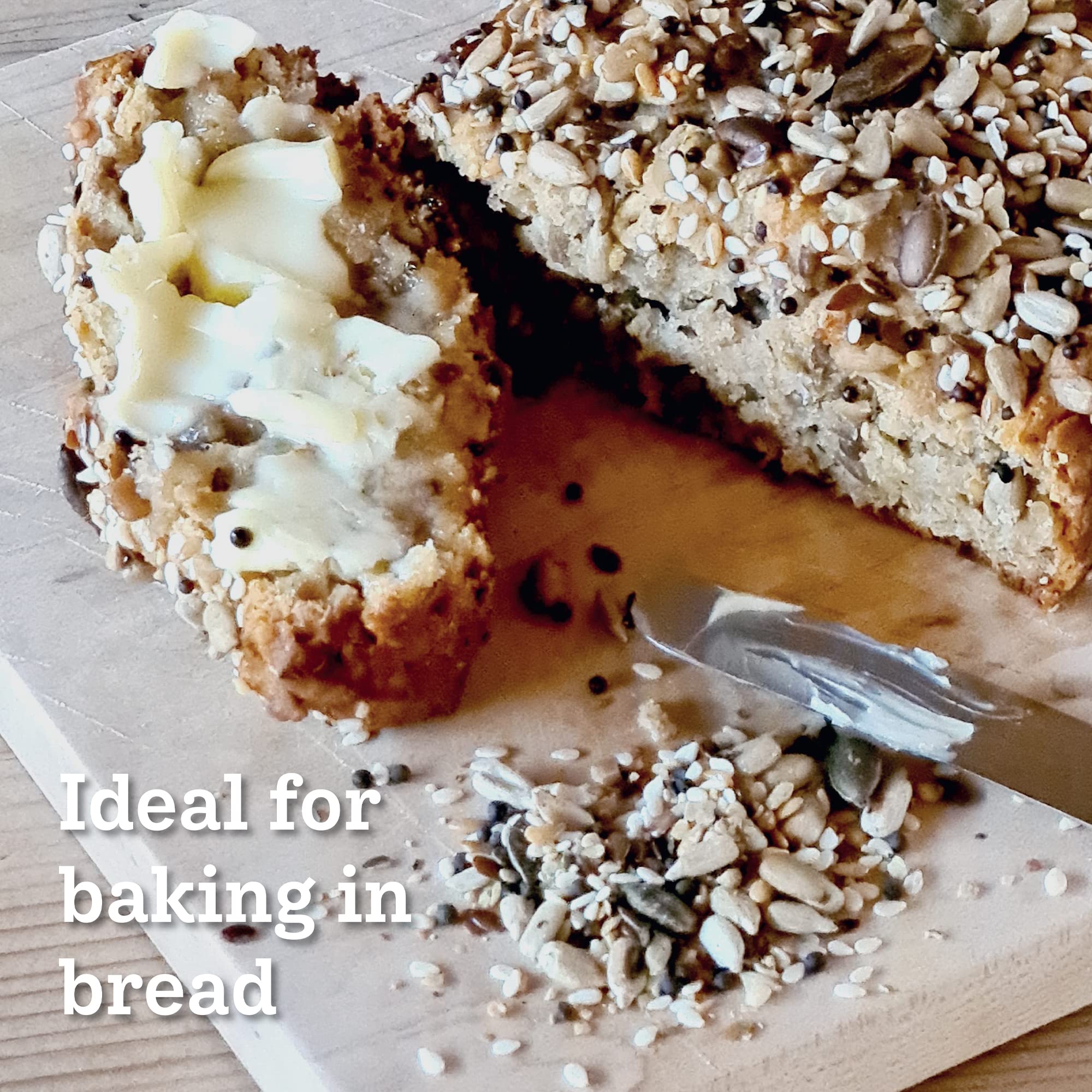Munchy Seeds Lightly Toasted 7 Seed Mix - 500g | Source of Protein & Fibre | Vegan Snack 8