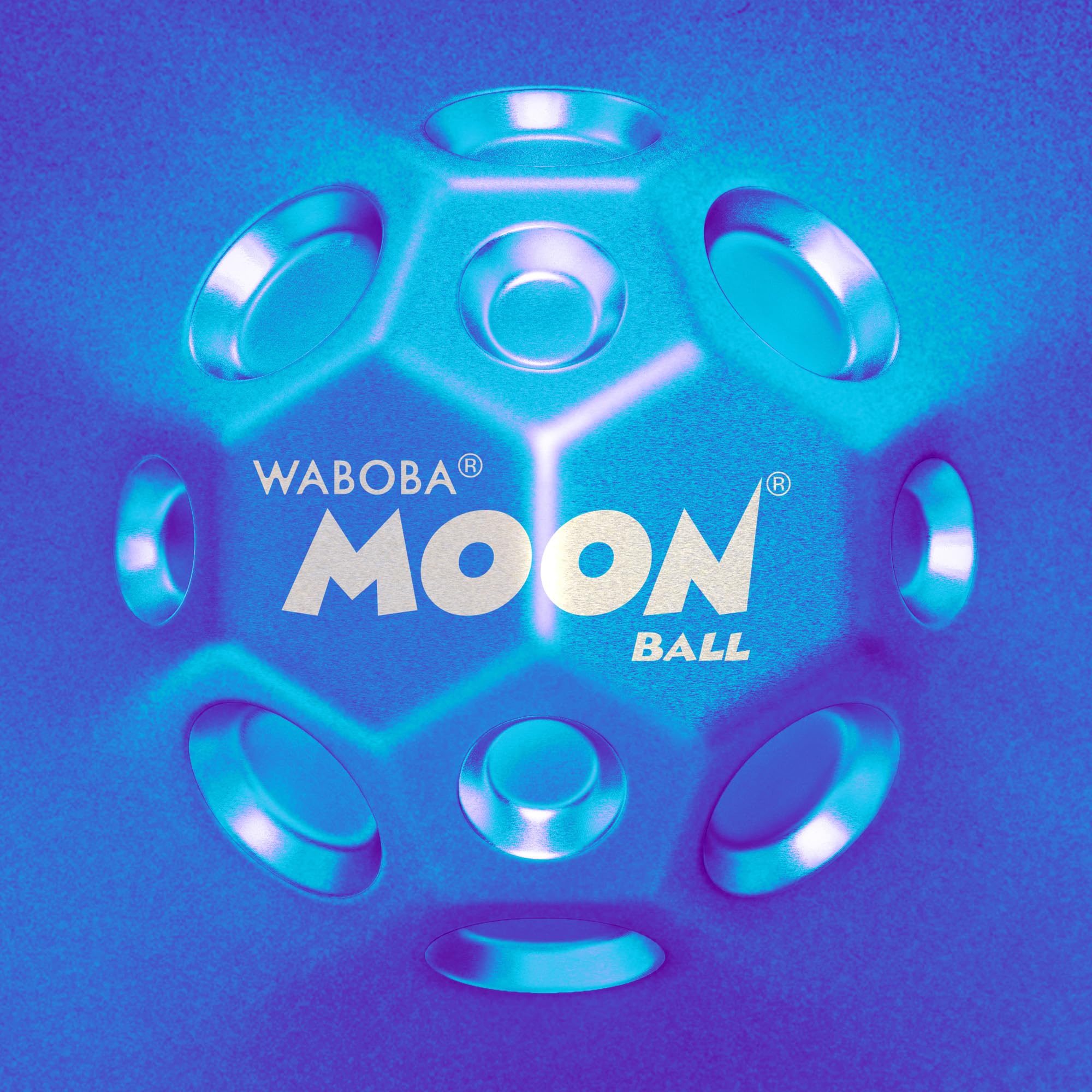 Waboba Metallic Moon Ball - Hyper Bouncy, Iridescent Color-Changing, 65mm PU Ball 3