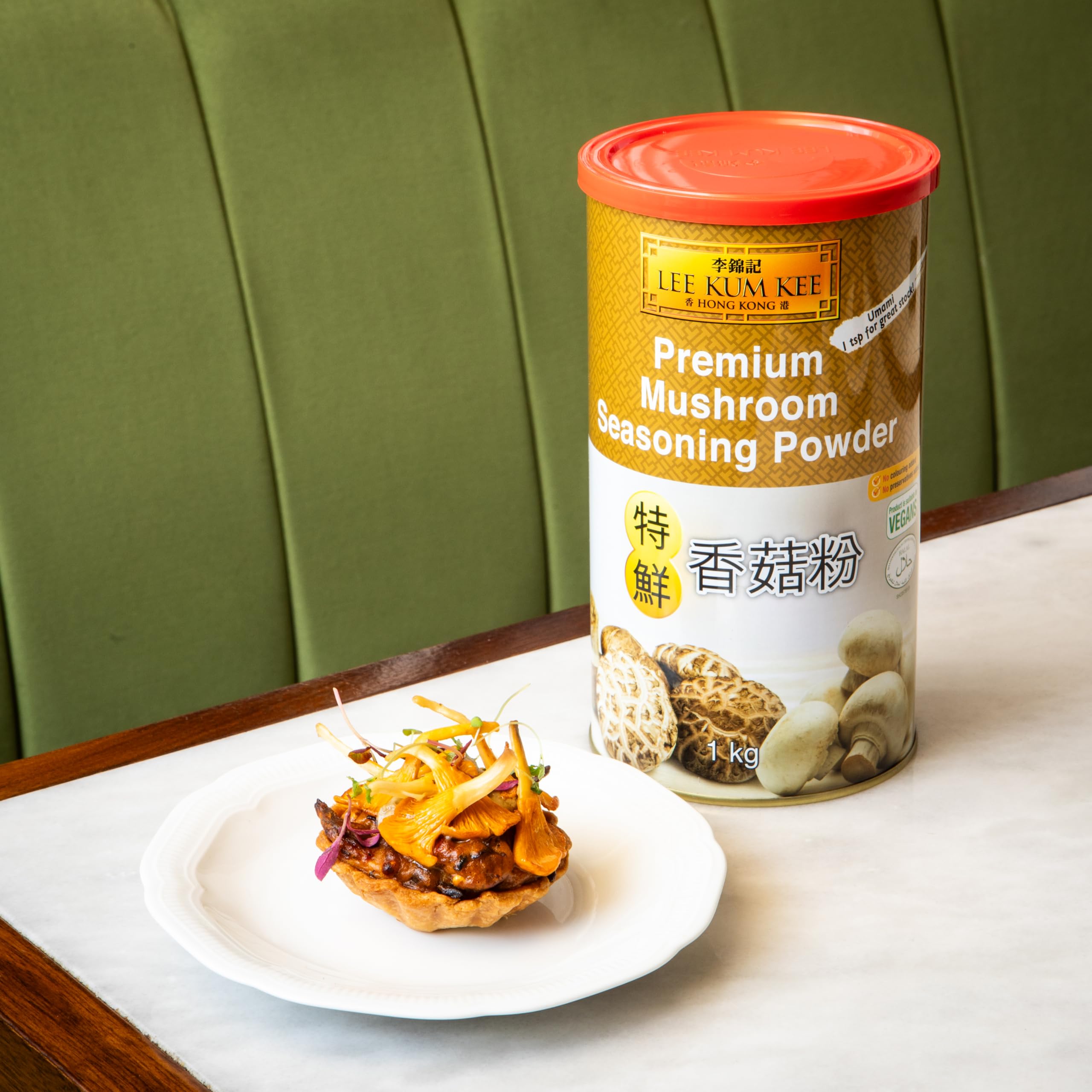 Lee Kum Kee Premium Mushroom Seasoning Powder - Umami Flavour, Vegan & Halal, 1 kg 13
