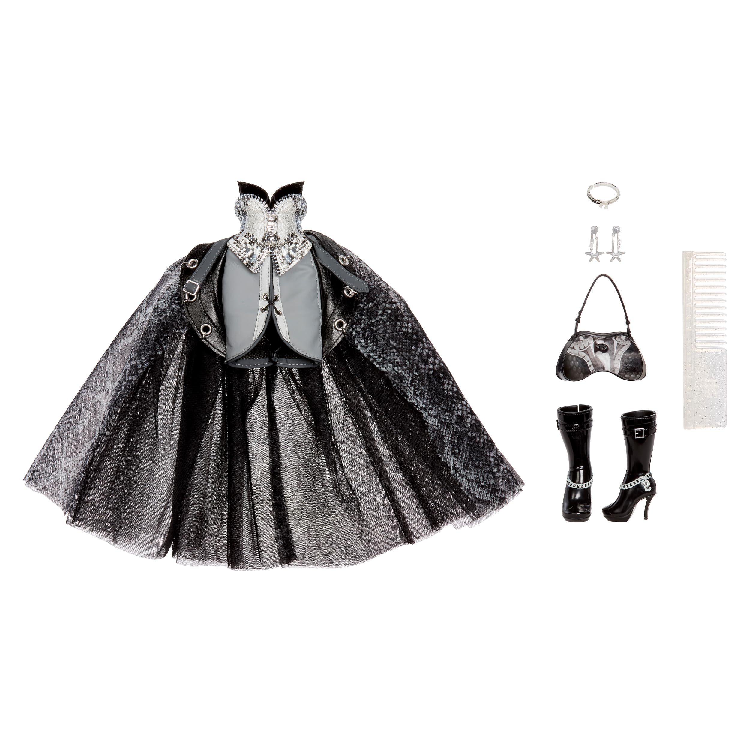Rainbow High Heather Grayson Shadow High Fashion Doll - 28 cm Posable Doll with Luxe Outfit & Accessories 7