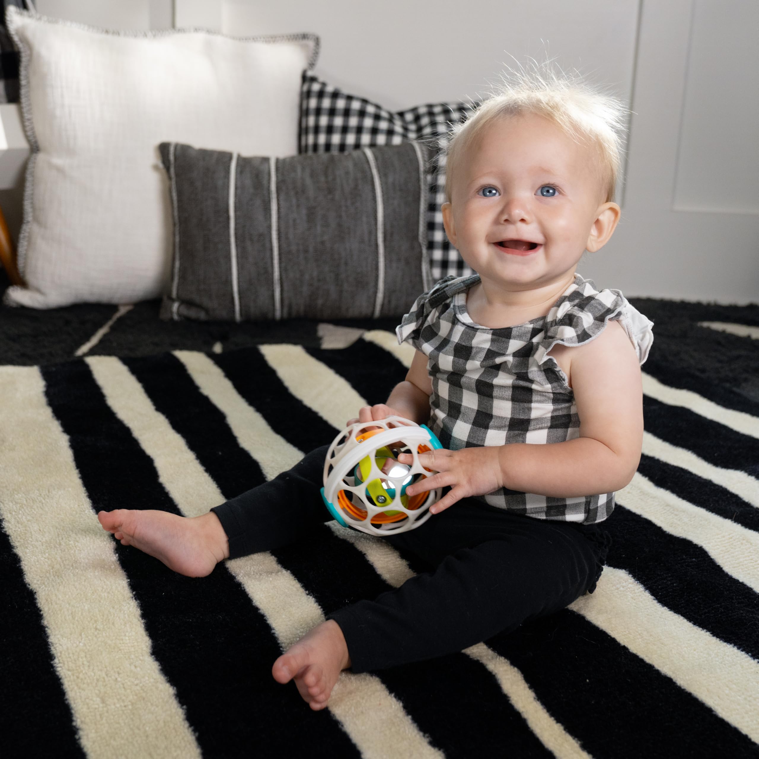 Baby Einstein Grip & Spin Oball Rattle Toy - BPA Free, Easy Grasp, 0+ Months 7