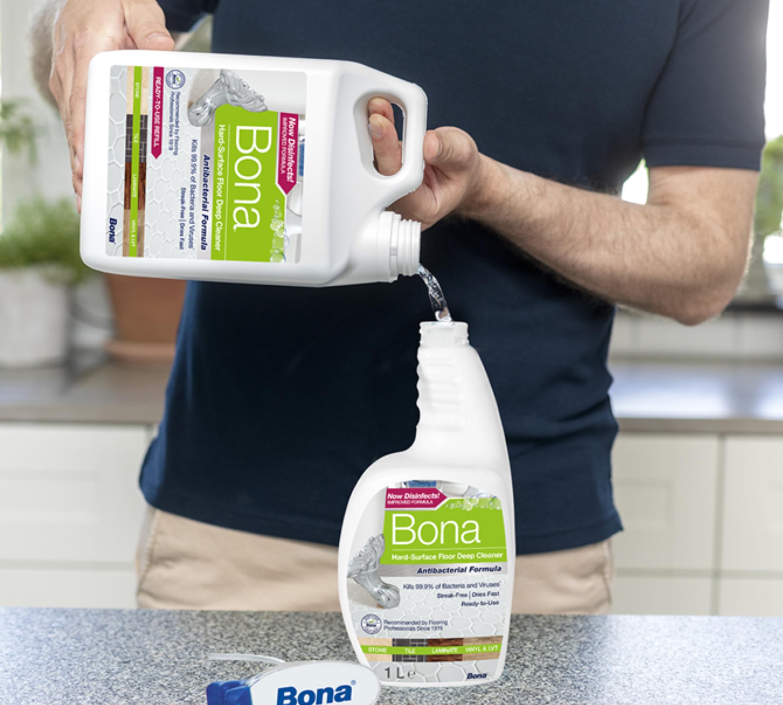 Bona OxyPower Hard-Surface Floor Cleaner Liquid - Deep Cleaning, Streak Free | 1 Litre 6
