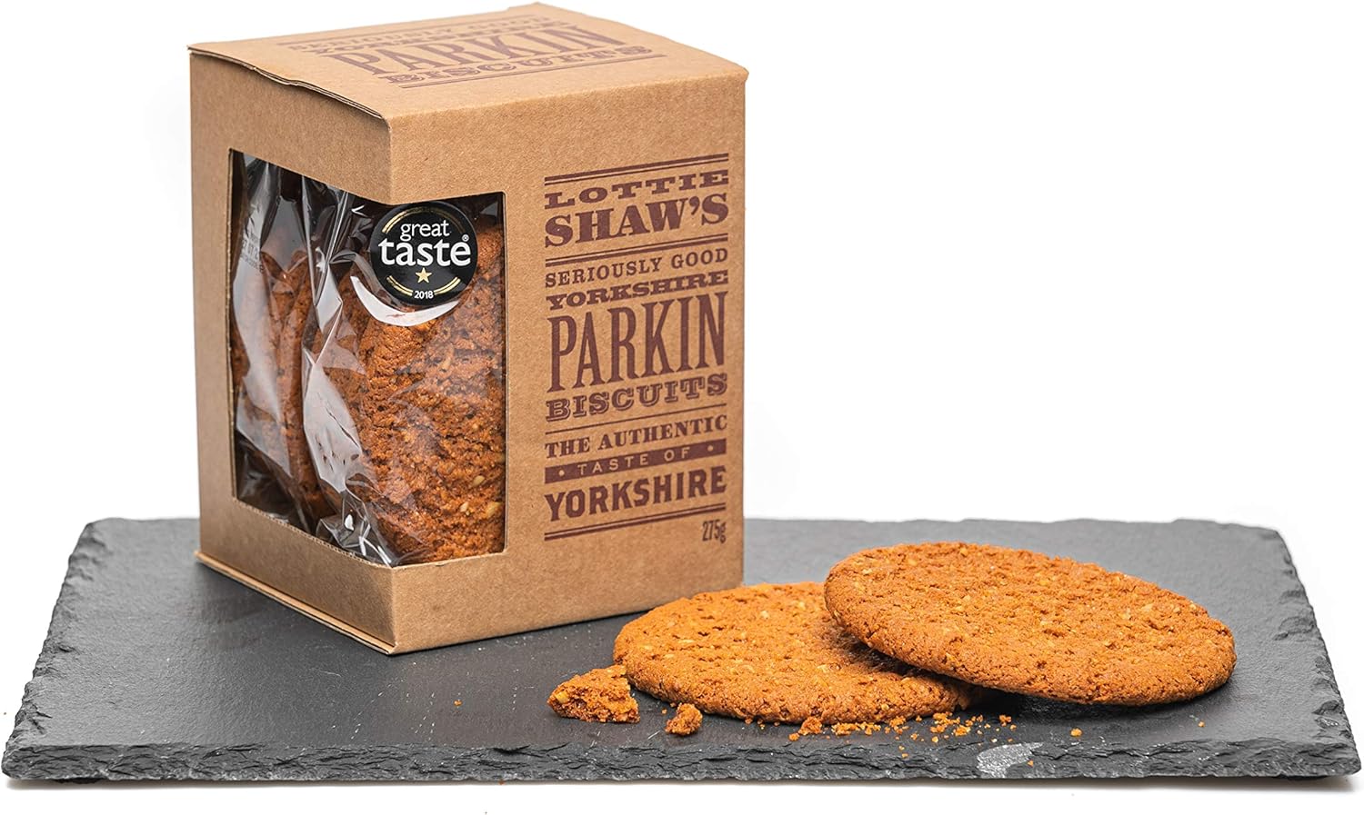 Lottie Shaws Yorkshire Parkin Keksschachtel, 275 g – Gewinner des Great Taste Award 3