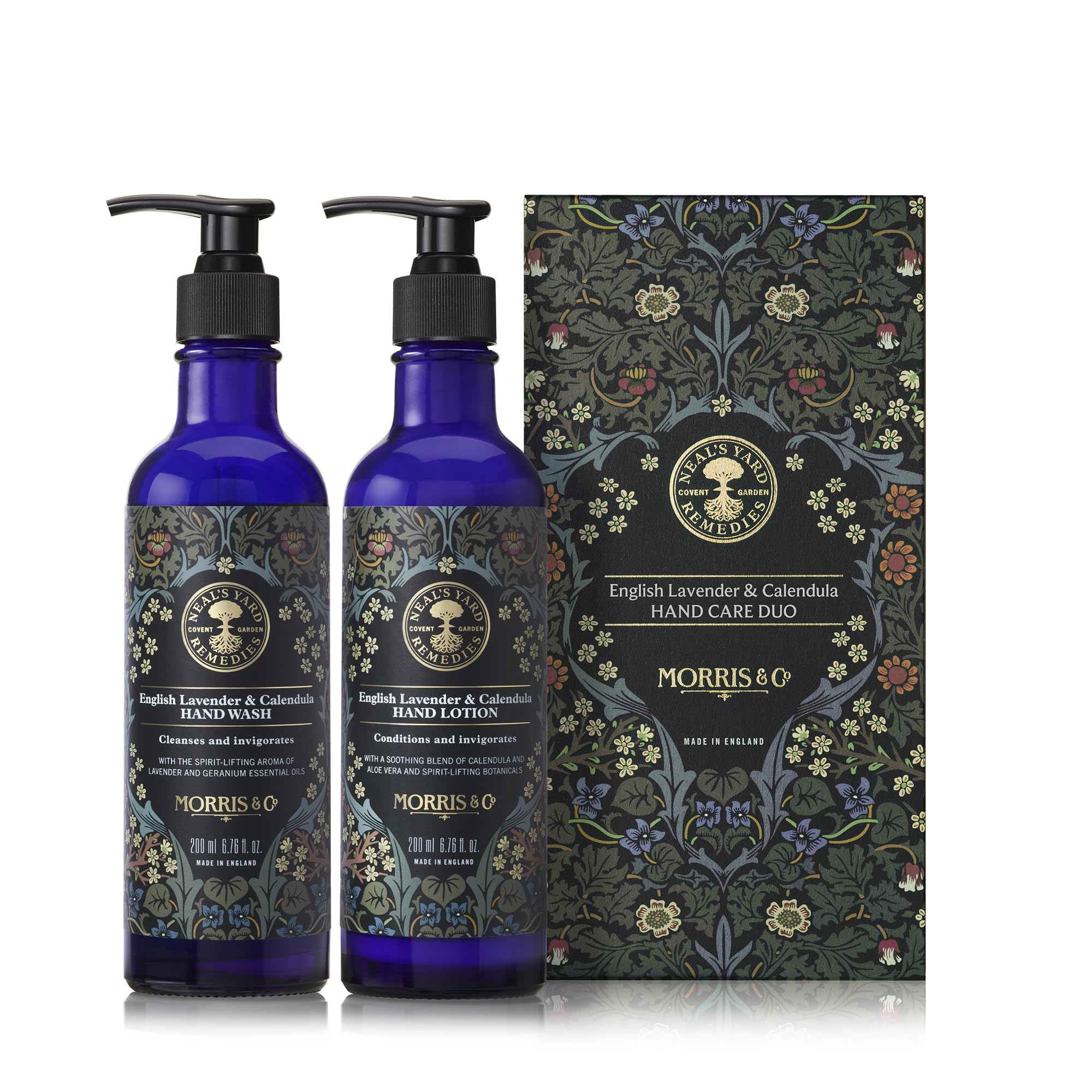 Neal's Yard Remedies Morris & Co. Hand Care Duo - English Lavender & Calendula | Unisex Adult