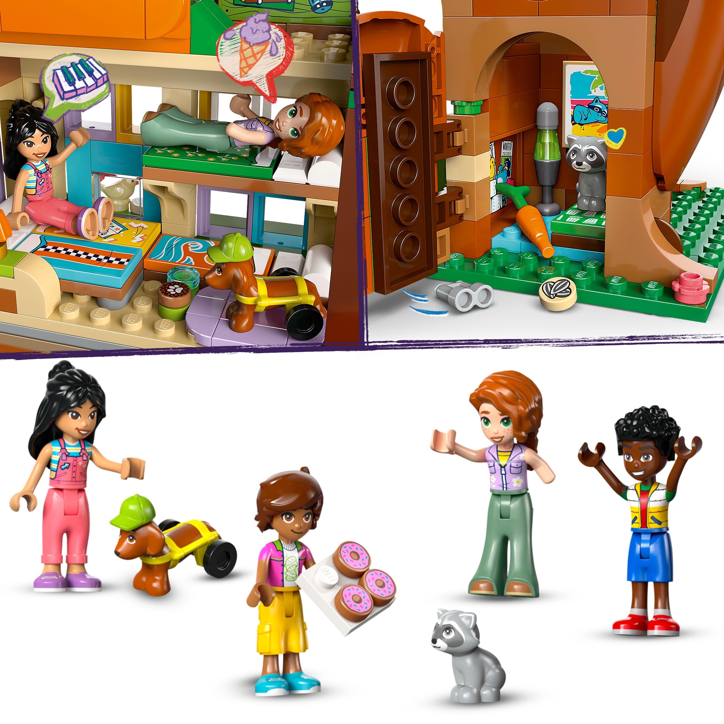 LEGO Friends Friendship Tree House Hangout Set - Building Playset for 8+ Year Olds 6