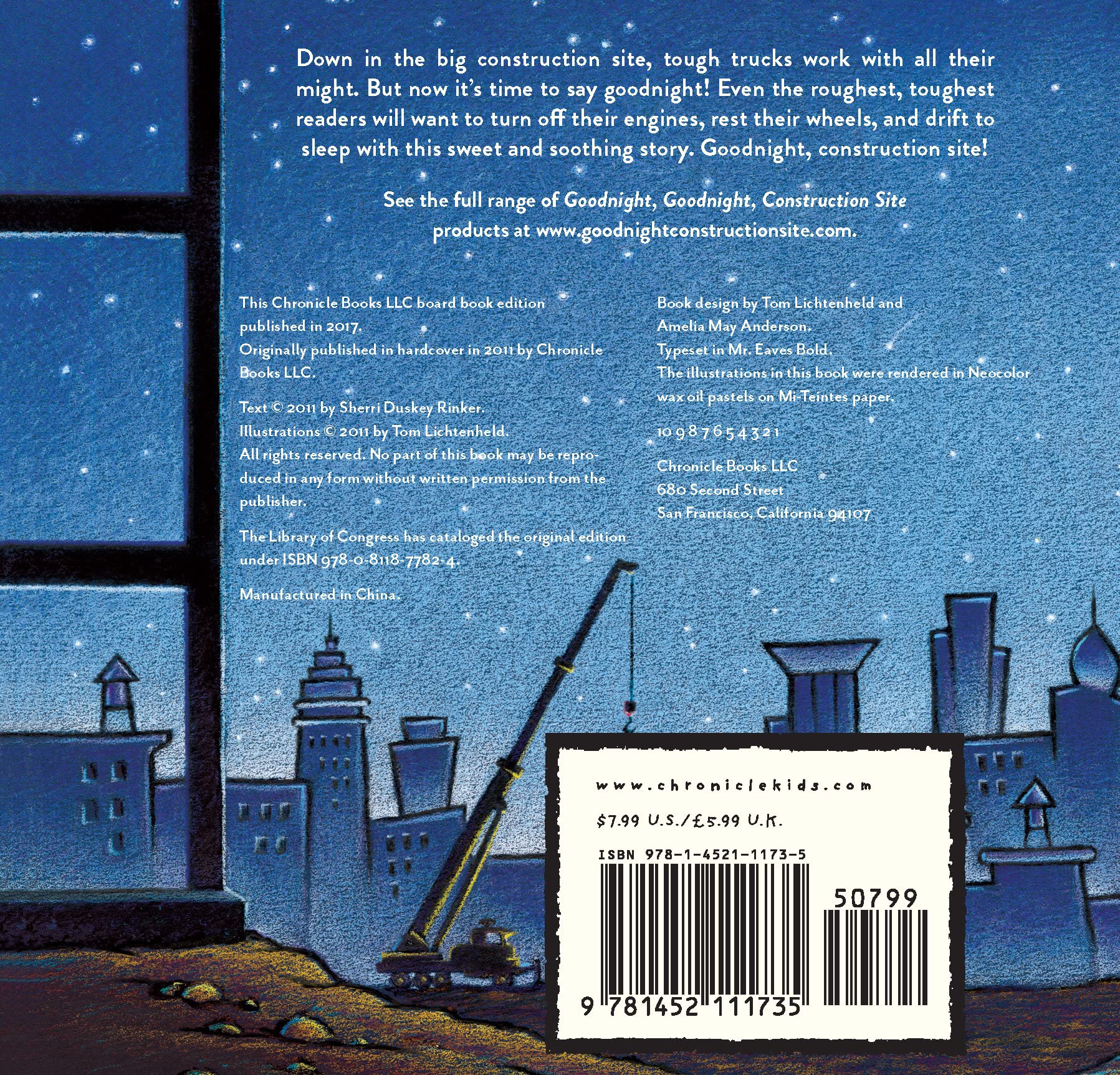 Chronicle Books Goodnight, Goodnight Construction Site - Board Book for Toddlers | Picture Book 5