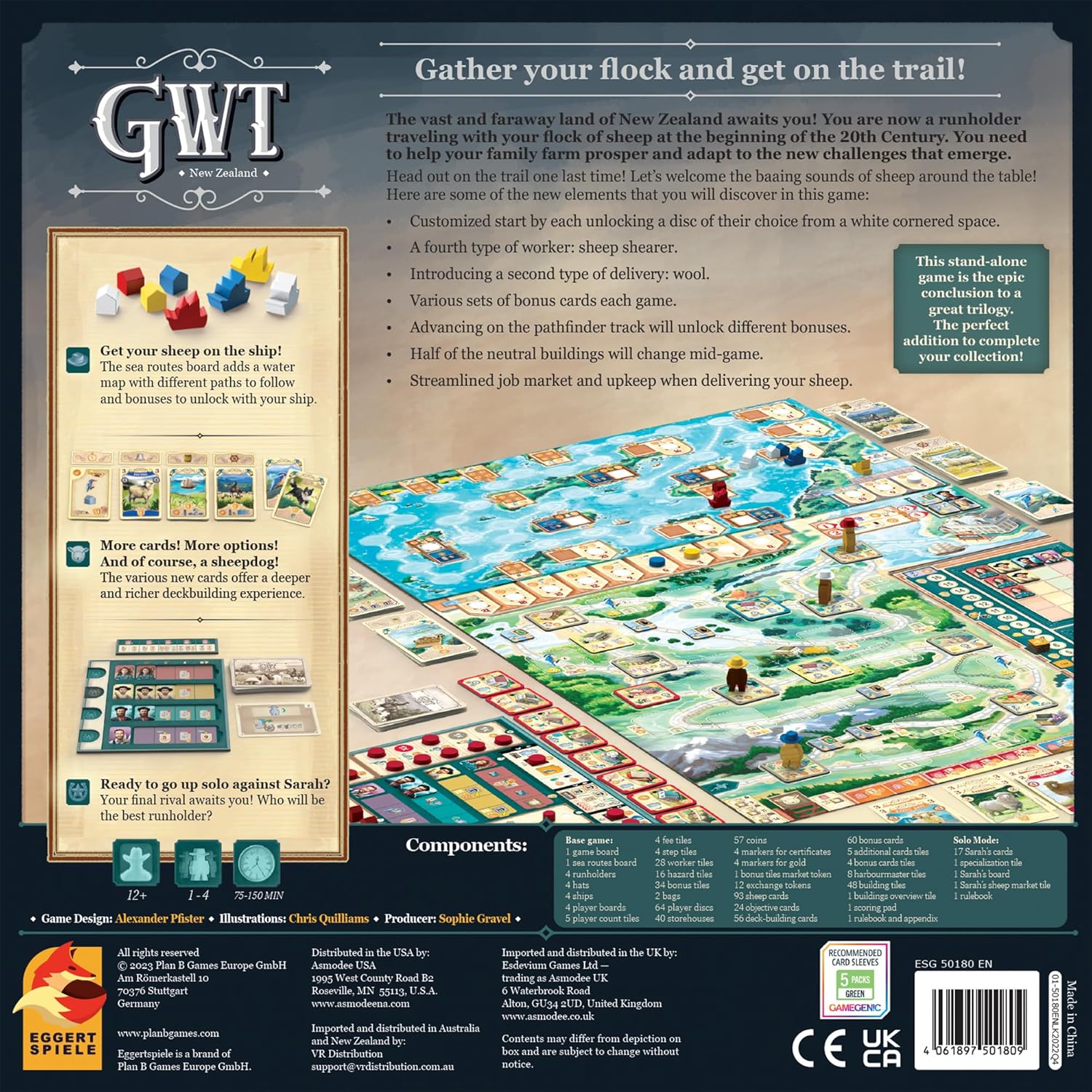Plan B Games Great Western Trail 2. Edition Brettspiel – Strategie mit Cowboy-Thema 6