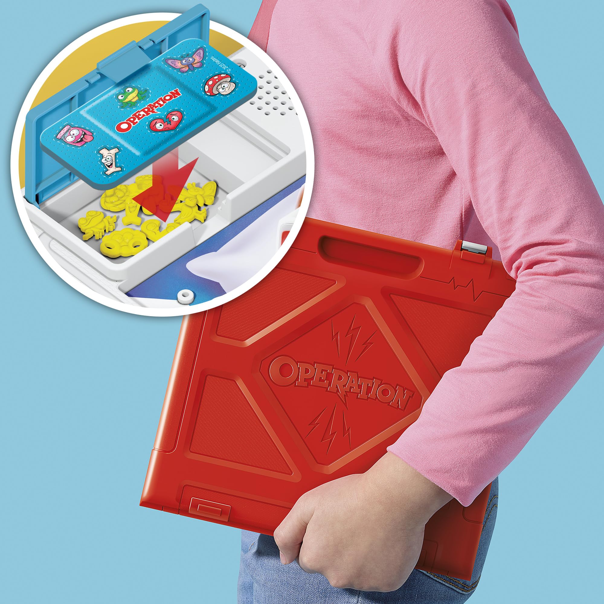 Hasbro Gaming Operation Electronic Board Game with All-in-One Carrying Case | Ages 6+ 4