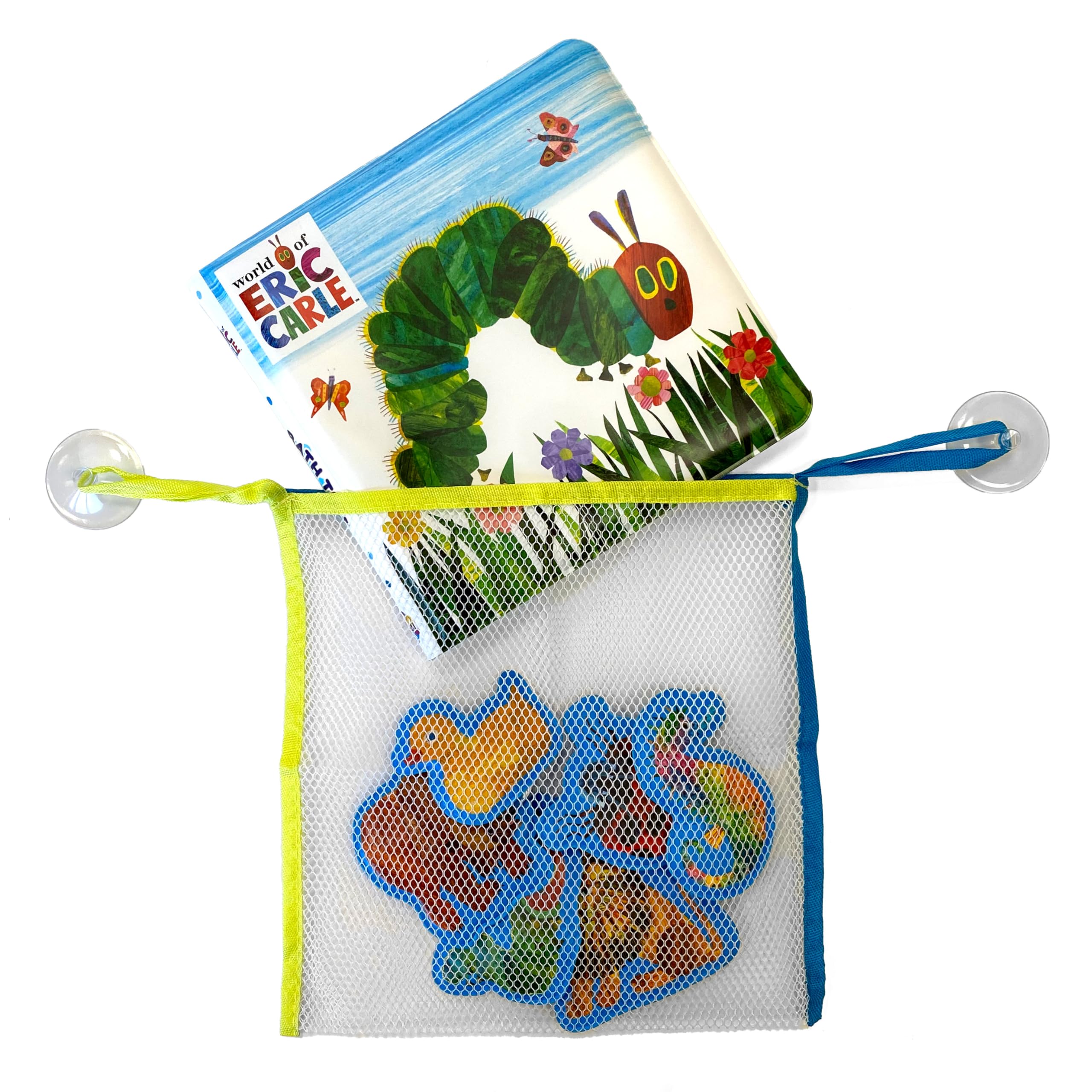 Phidal The World of Eric Carle Bath Time Book - Waterproof Picture Book for Ages 2+ | Includes 6 Suction Cups 5