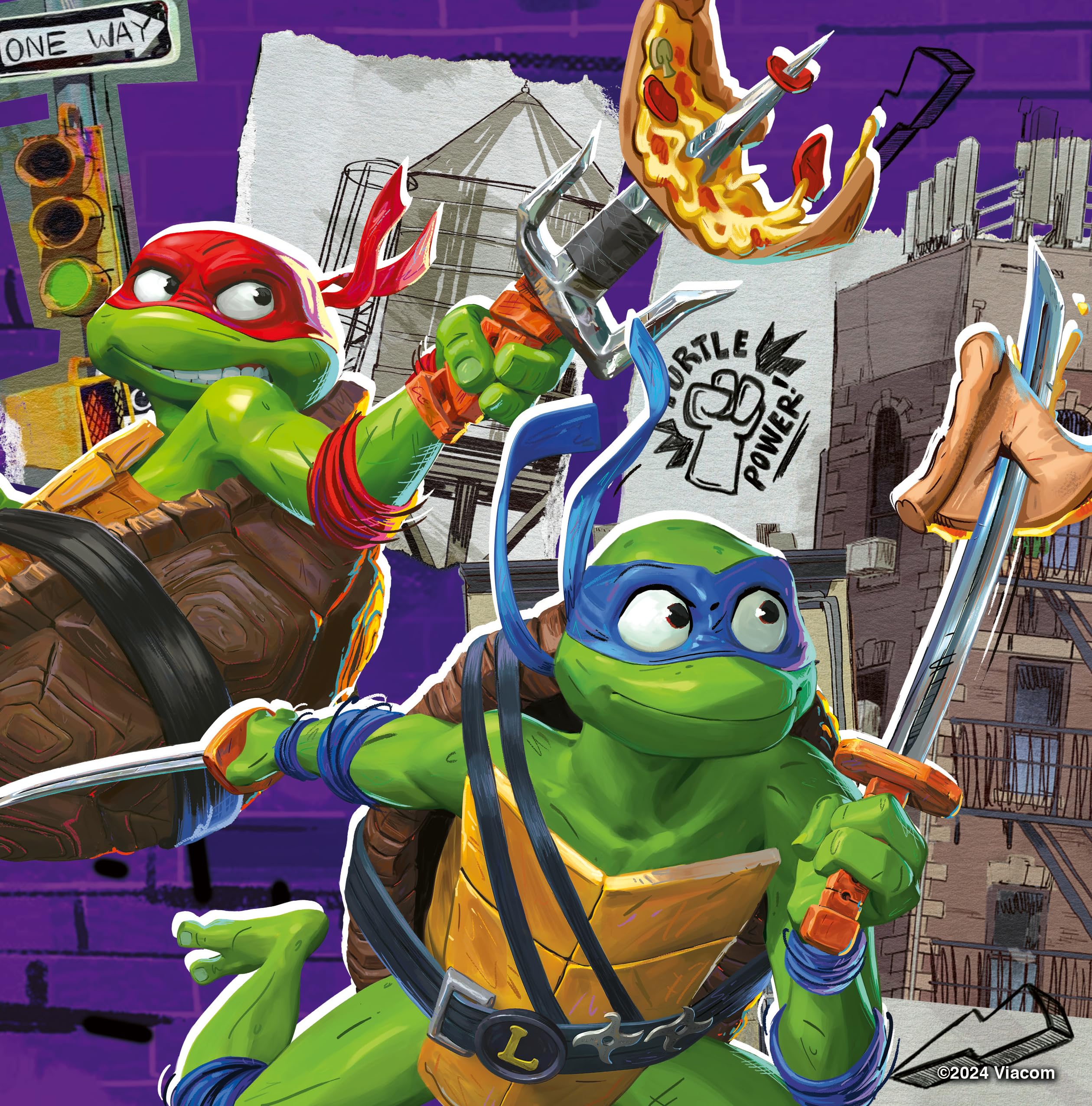 Ravensburger Teenage Mutant Ninja Turtles 3x 49 Piece Jigsaw Puzzles for Kids Age 5+ 4