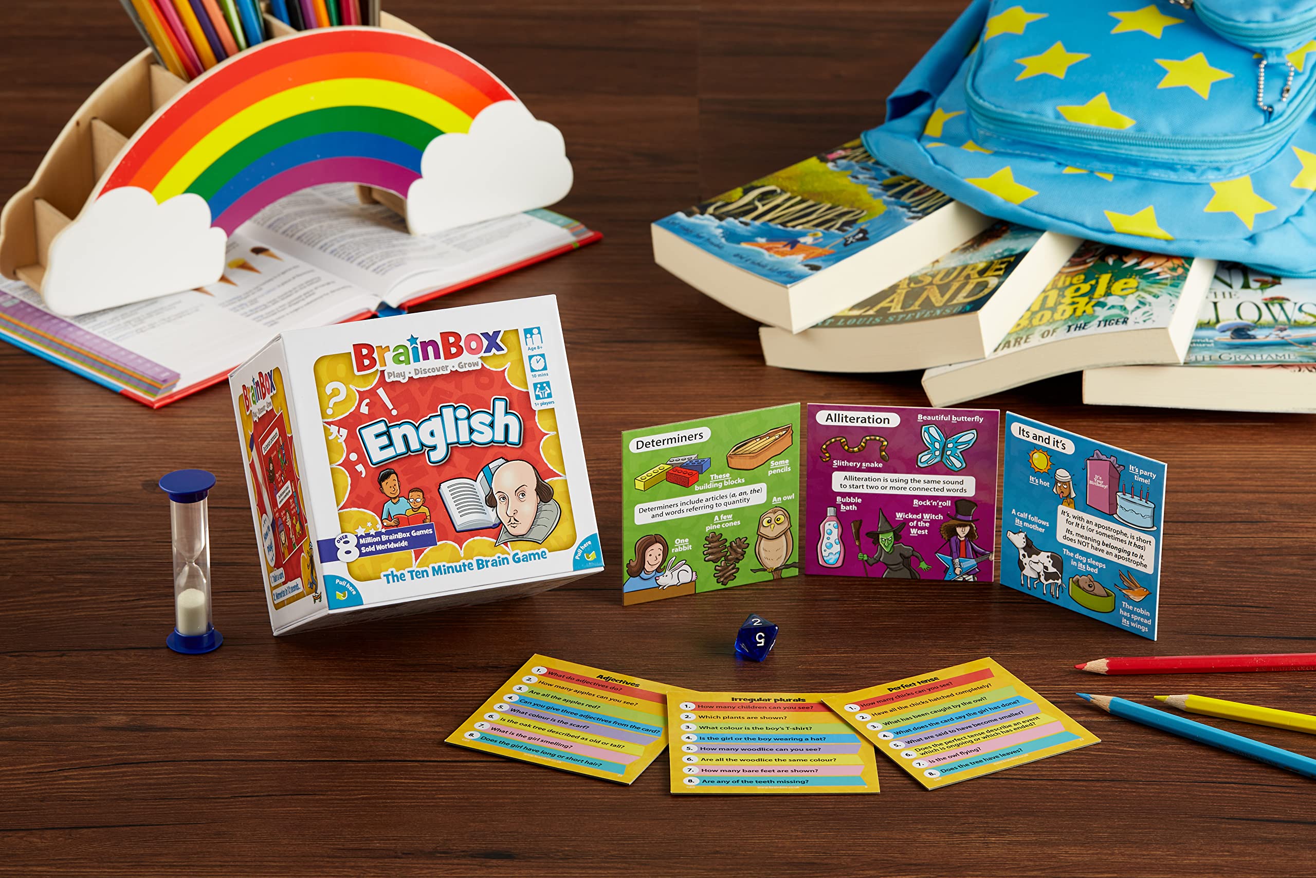 BrainBox Englisches Kartenspiel | Lernspiel zum Gedächtnisspielen für Kinder ab 8 Jahren 6