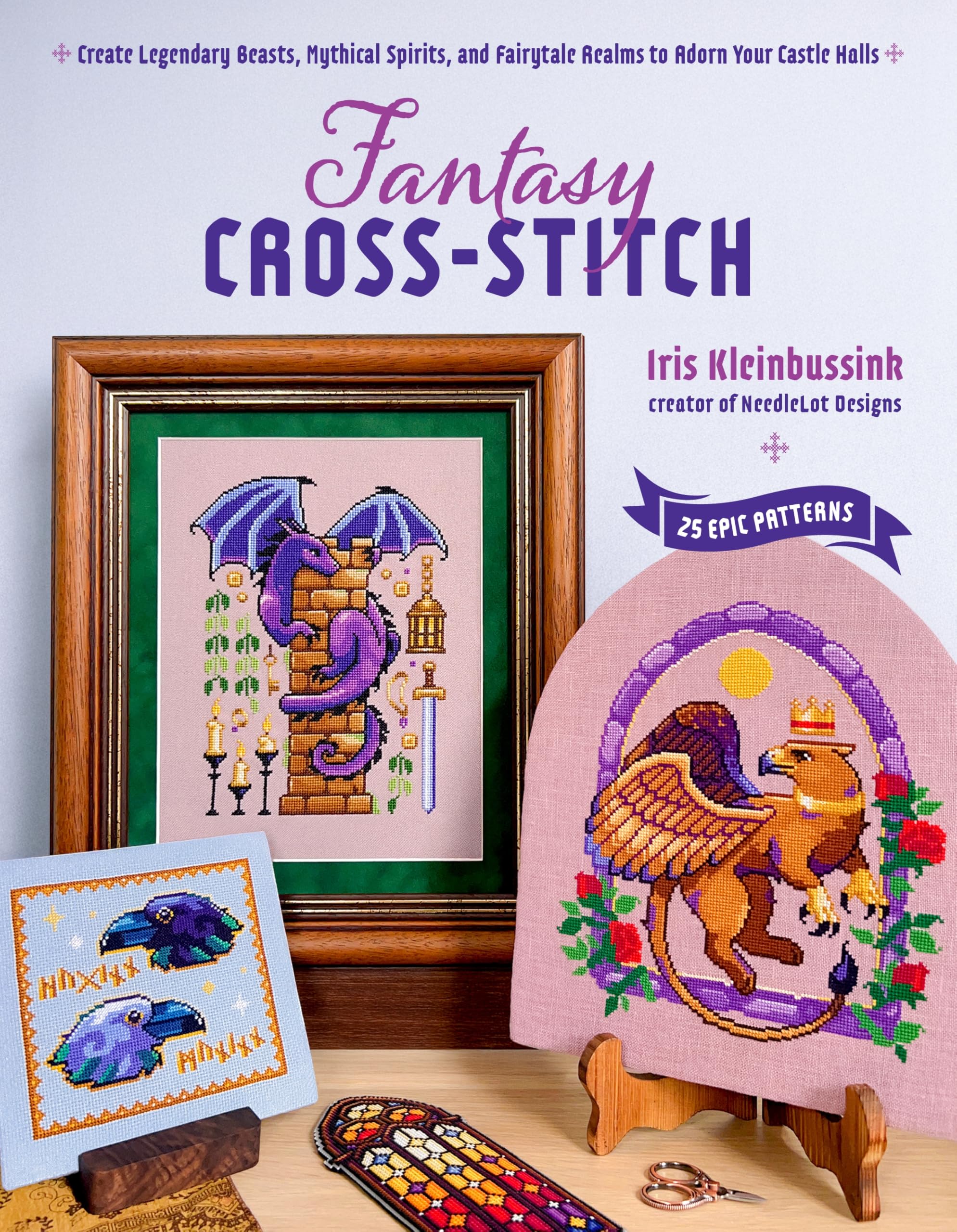 Page Street Publishing Fantasy Cross-Stitch: Create Legendary Beasts, Mythical Spirits, and Fairy-Tale Designs | Paperback