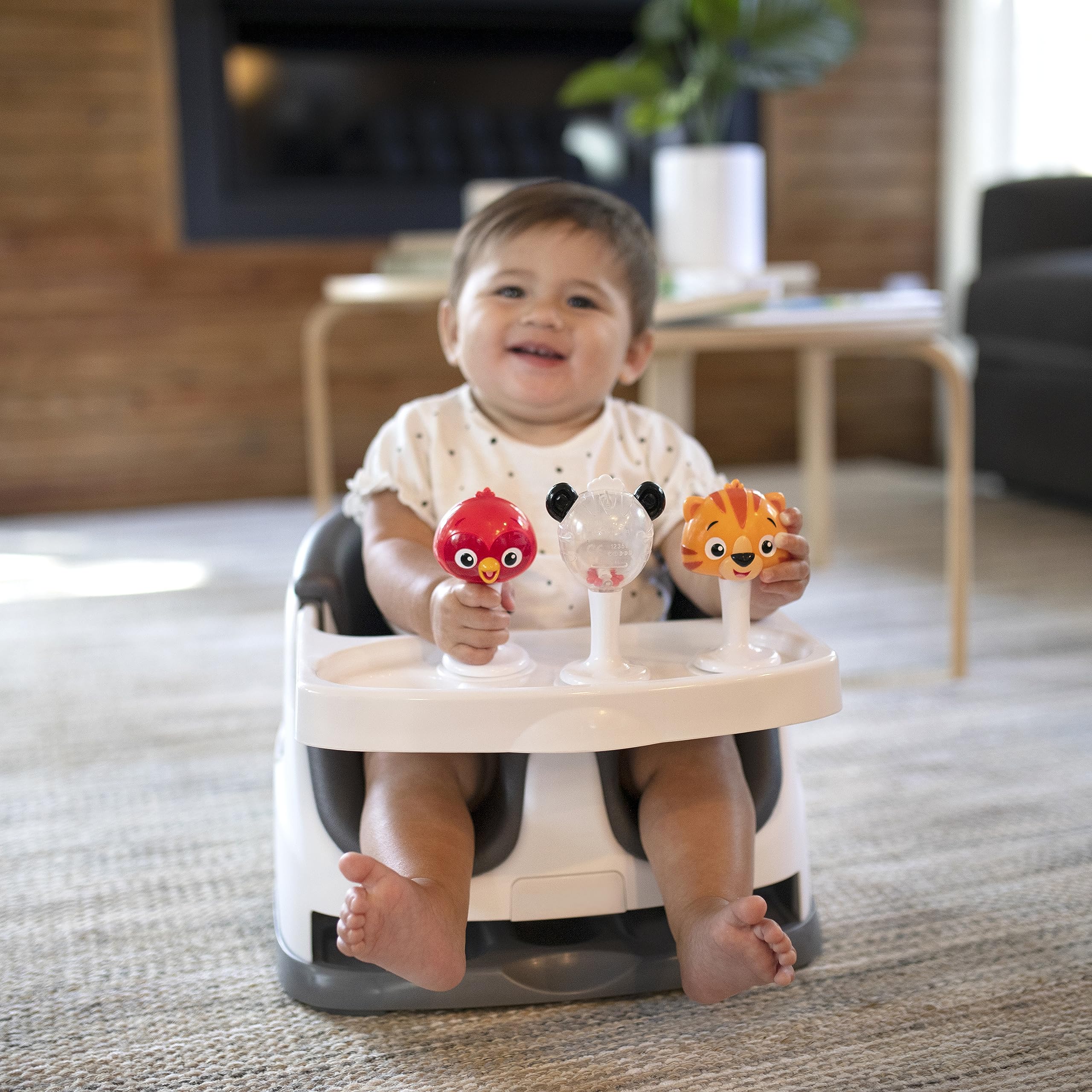 Baby Einstein Rattle & Jingle Trio Suction Toys for Ages 6 Months+ | Silicone 9
