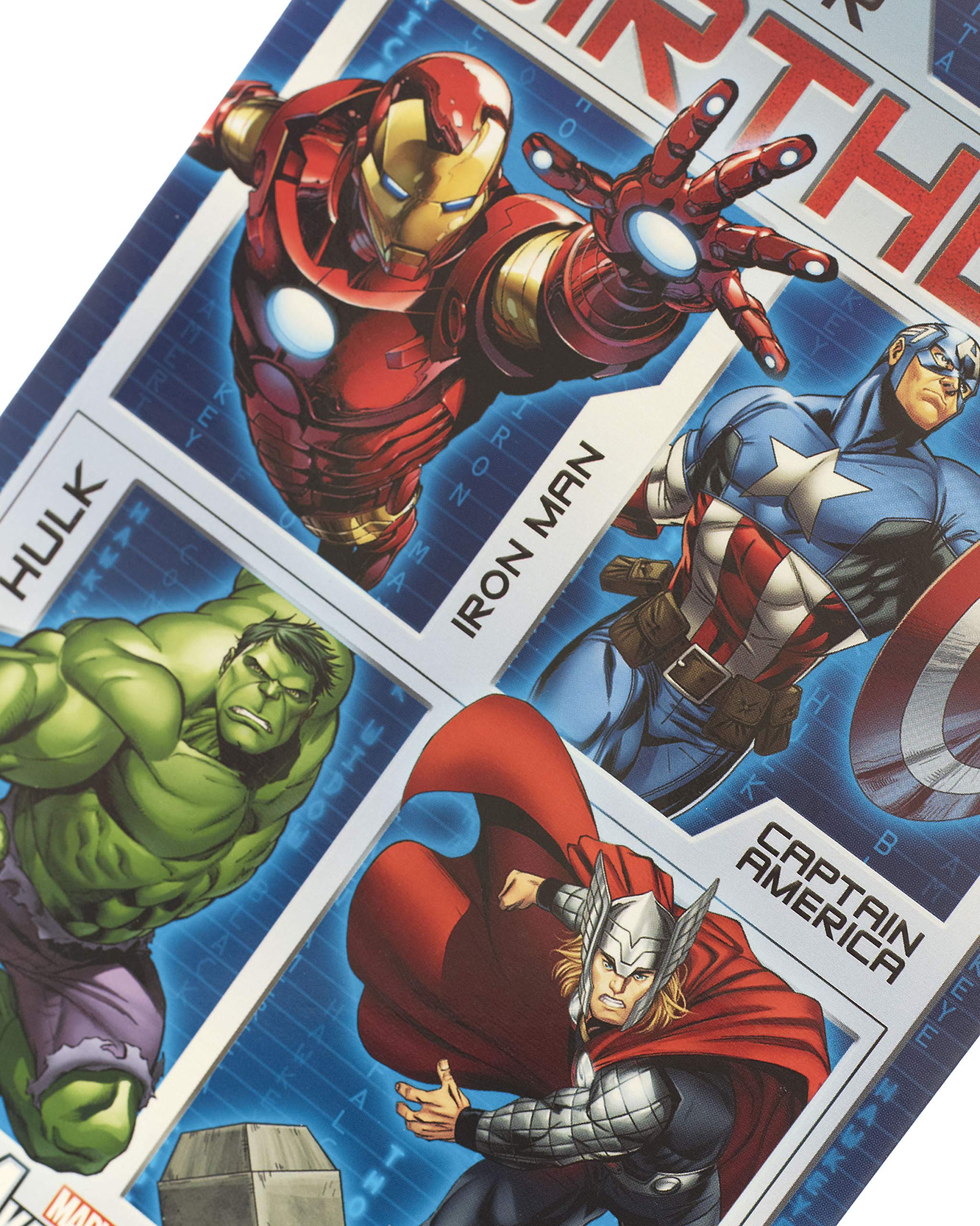 UK Greetings Marvel Avengers Birthday Card for Boys, Son, Grandson | 15.5 x 23.5 cm 5