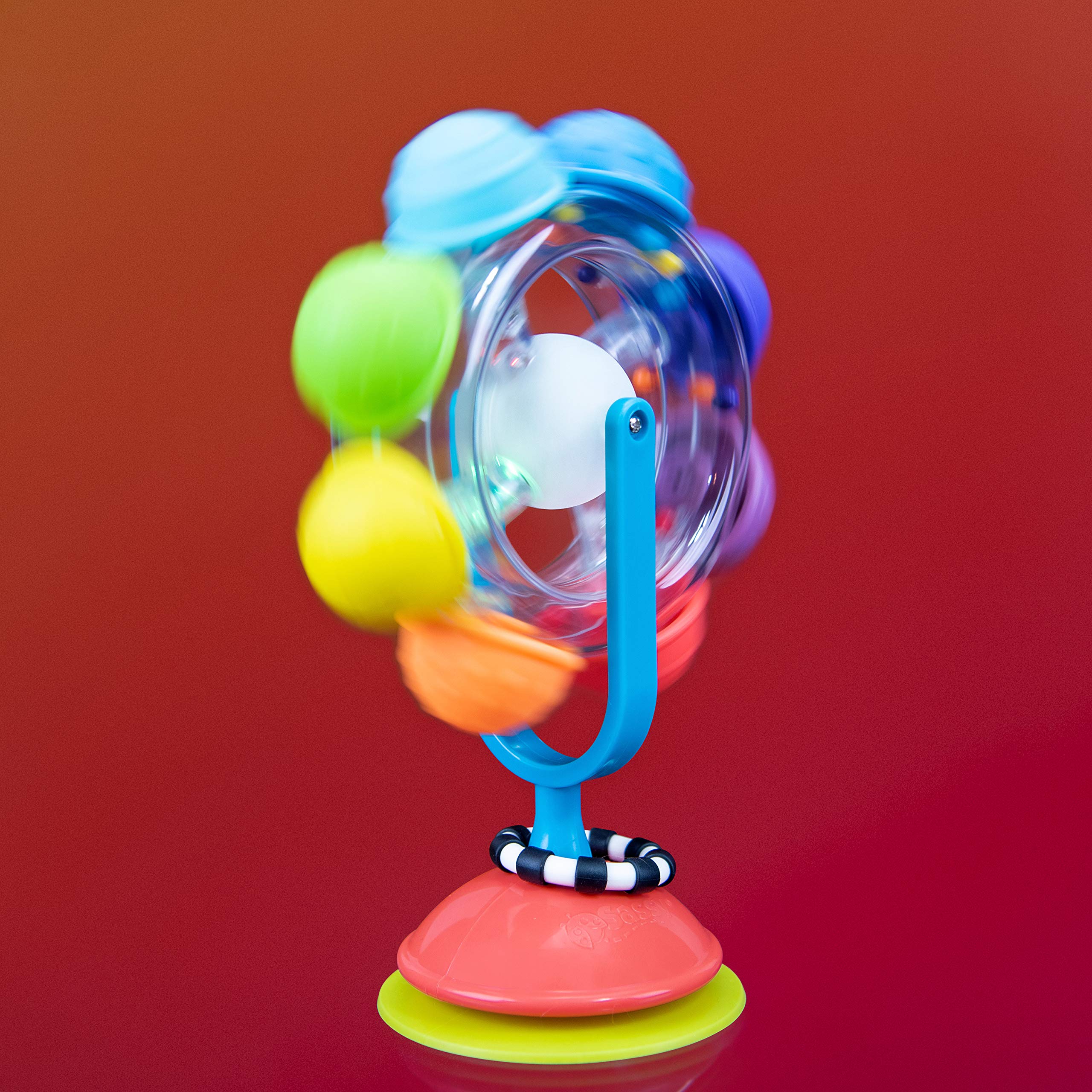 Sassy Light Up Rainbow Reel Tray Toy - 6+ Months 9