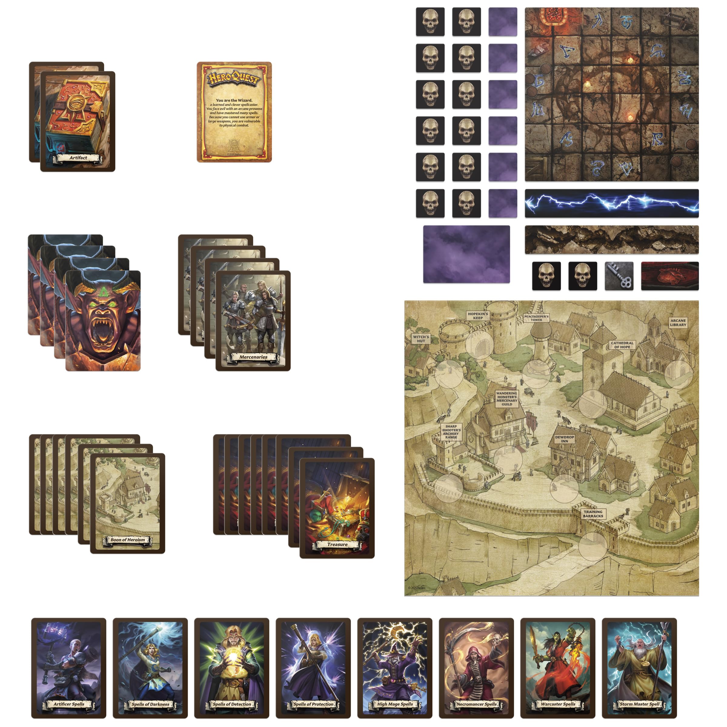 Avalon Hill HeroQuest Wizards of Morcar Quest Pack | 10 Quests | 27 Miniatures | Ages 14+ 5