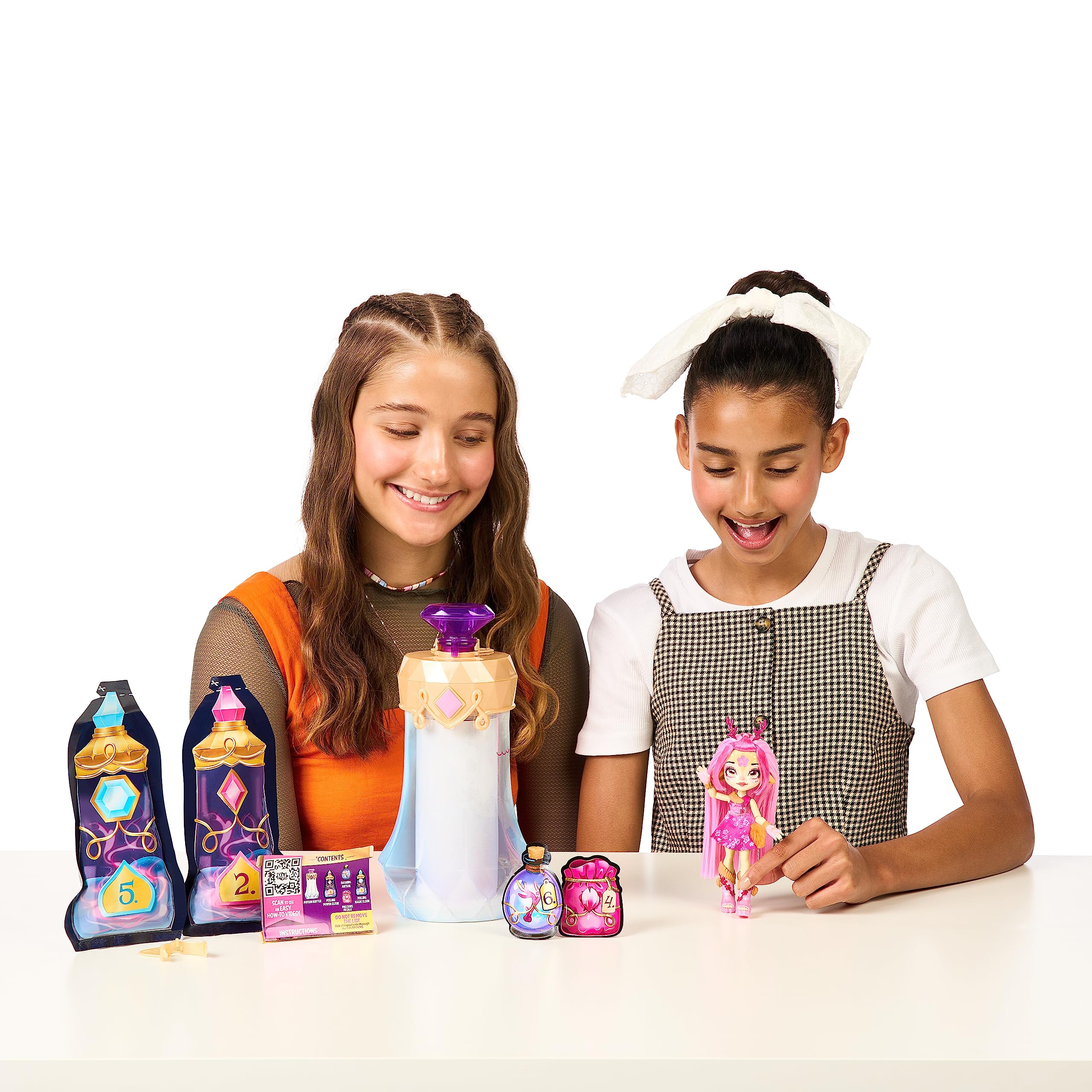 Magic Mixies Pixlings Deerlee The Deer Pixling - Magical Potion Reveal Doll | 6.5" Doll | Ages 5+ 7