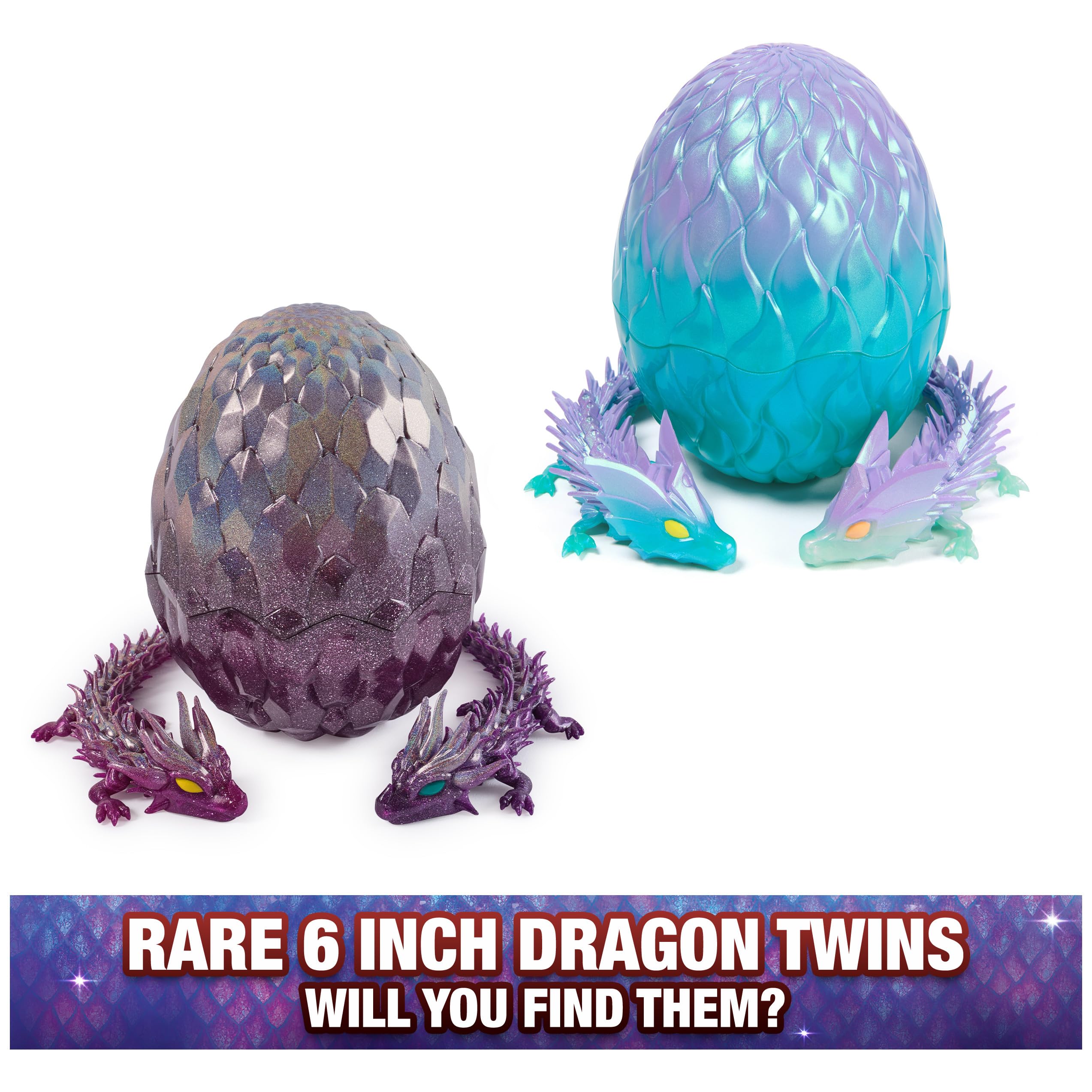CrystaLynx Dragons - 32 cm Articulated Collectible Figure with Crystal Egg (Random Assortment) 8