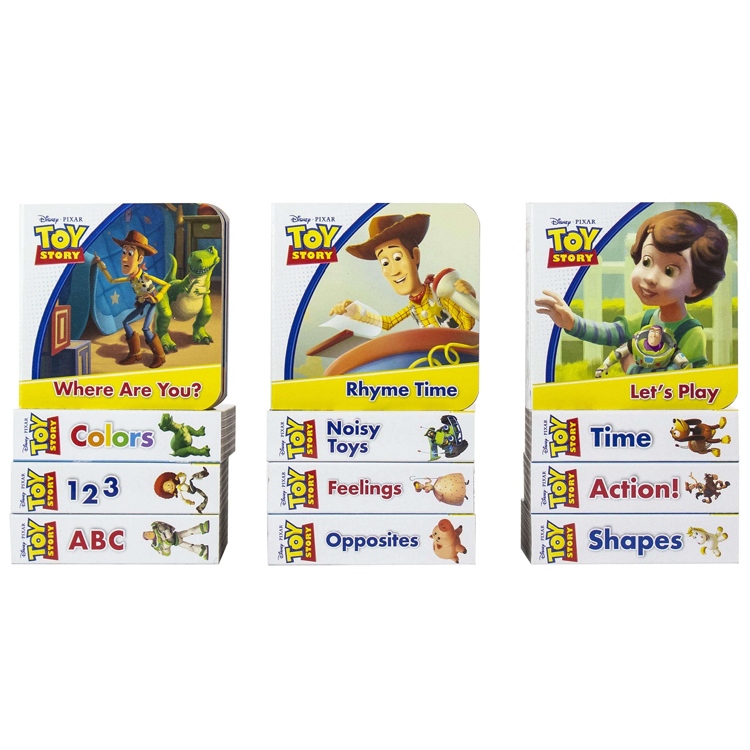 PI Kids Disney Toy Story My First Library Board Book Block 12-Book Set | Reading Age Baby - 1 Year 3