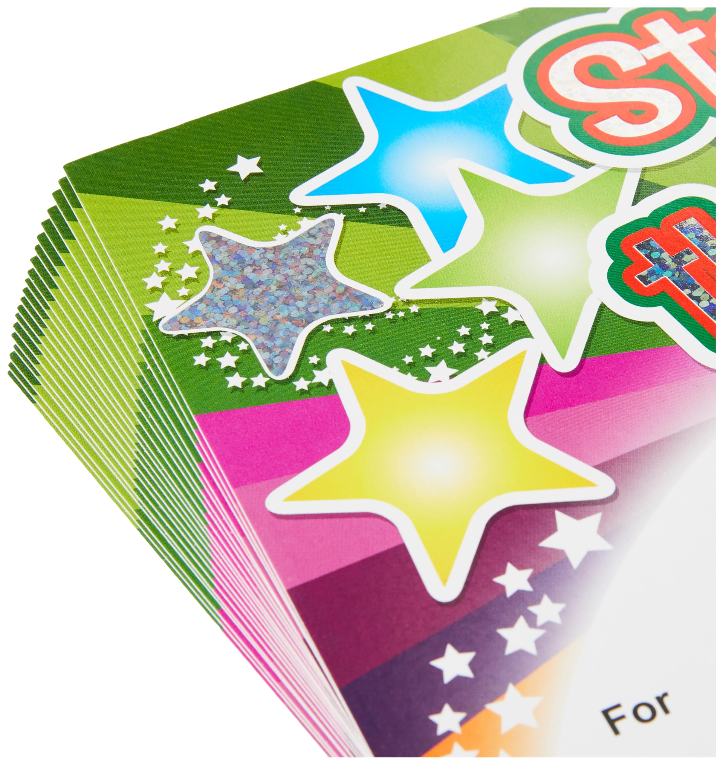 SuperStickers Star of The Week Rainbow Sparkling Certificate - 20 Pack | A5 Size 3