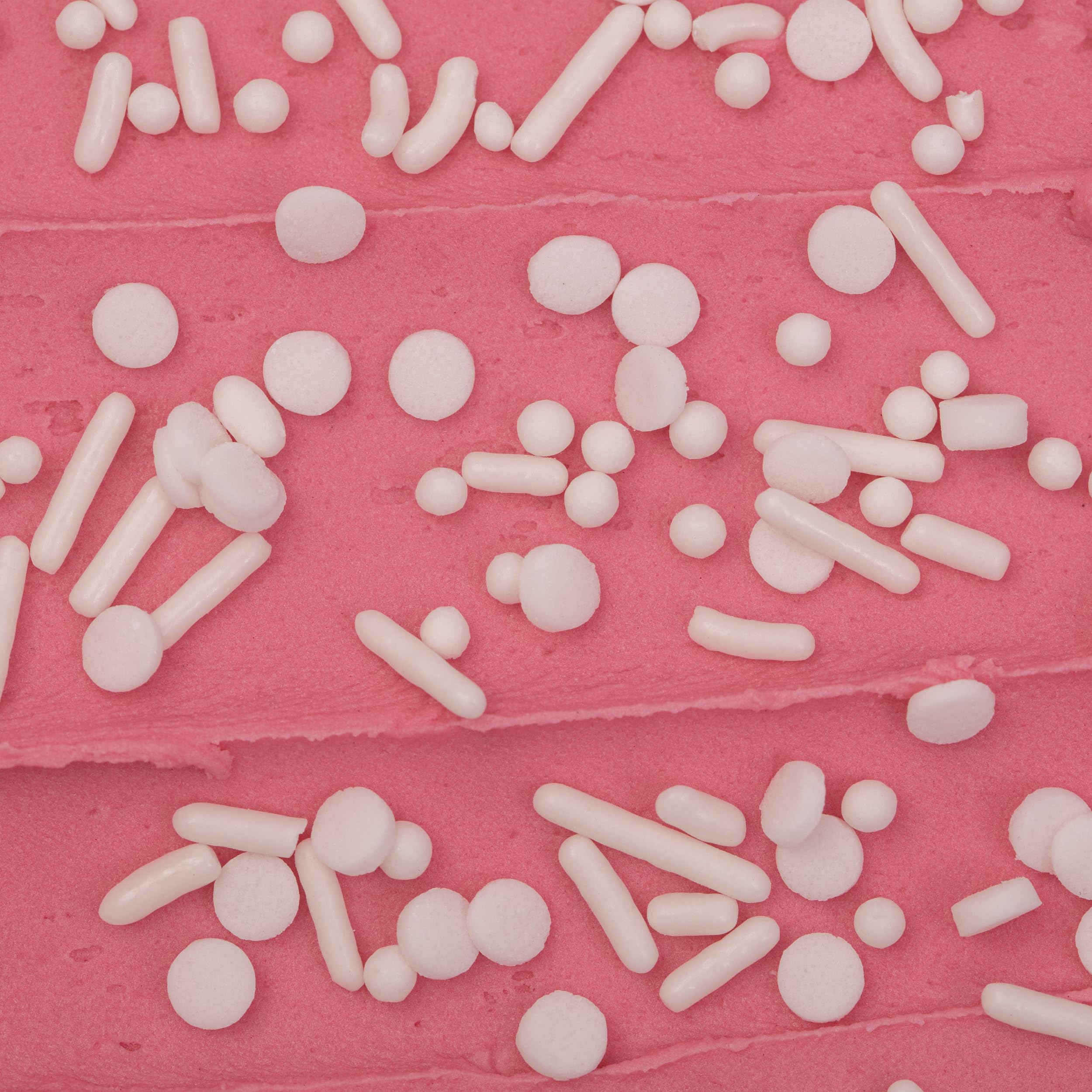 PME Cake Sprinkle Mix - White Decorative Sprinkles | 76g / 2.68oz 4