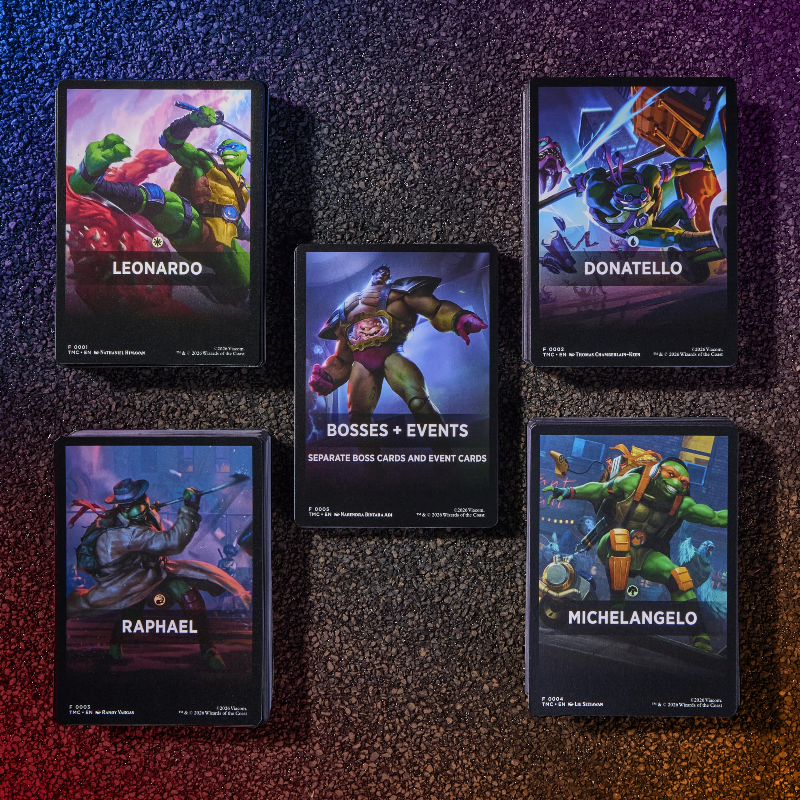 Magic: The Gathering Turtle Team-Up Decks & Sets | Co-op Strategy Game | 4 Hero Decks 3