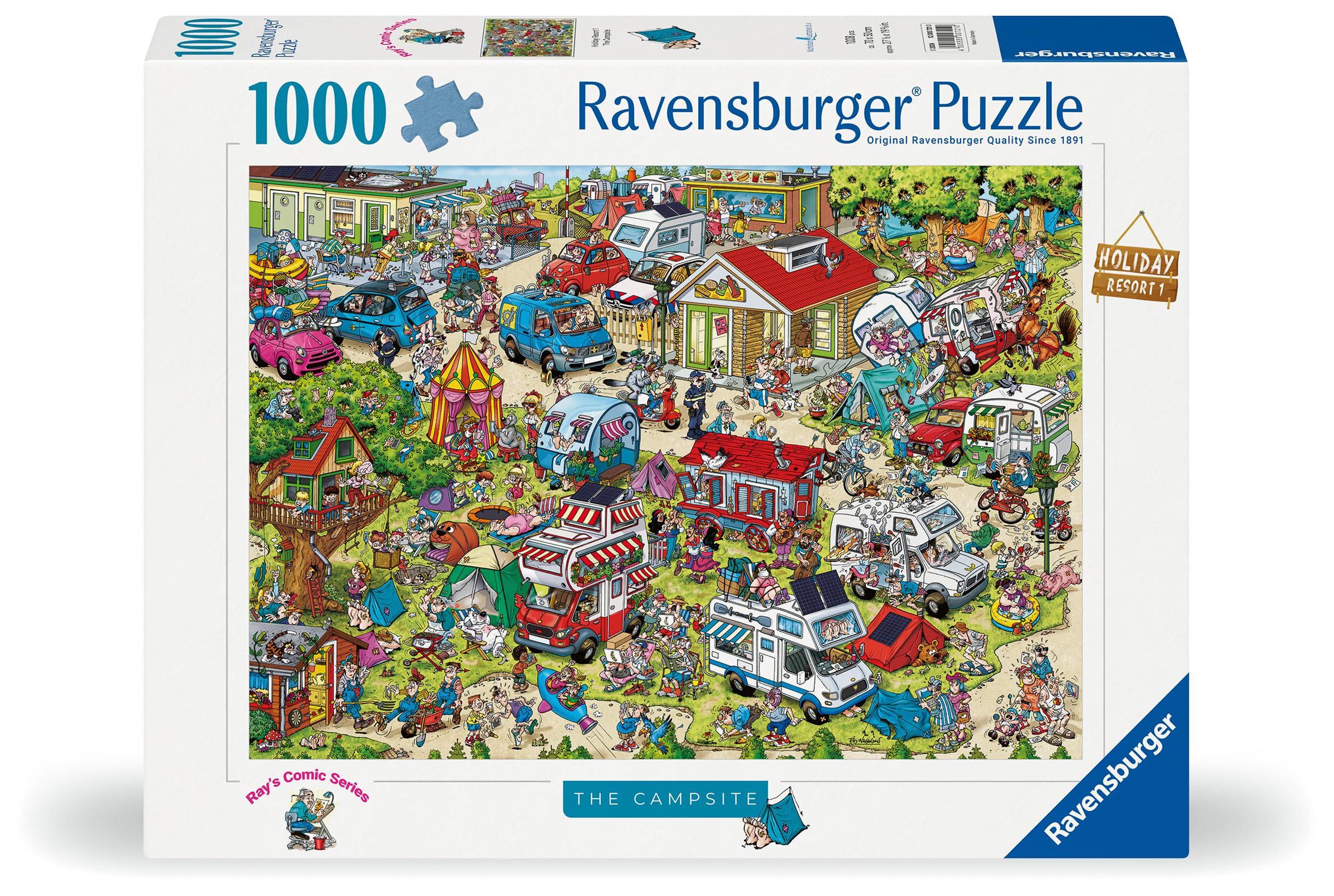 Ravensburger The Campsite Jigsaw Puzzle - 1000 Pieces 2