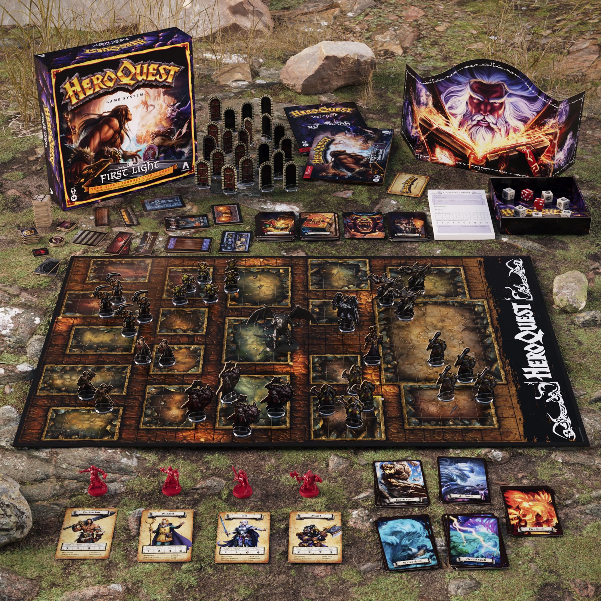 Avalon Hill HeroQuest First Light Game System Board Game - English Version 5