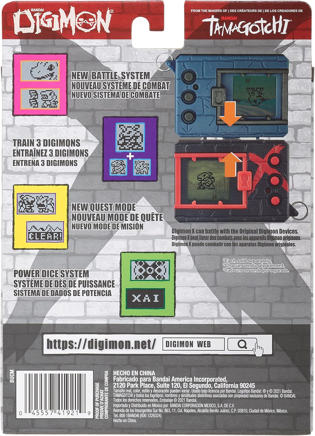 Bandai America Digimon X – Schwarzes und rotes virtuelles Haustier mit Rückwärtskompatibilität und Quest-Modus, ab 8 Jahren 5