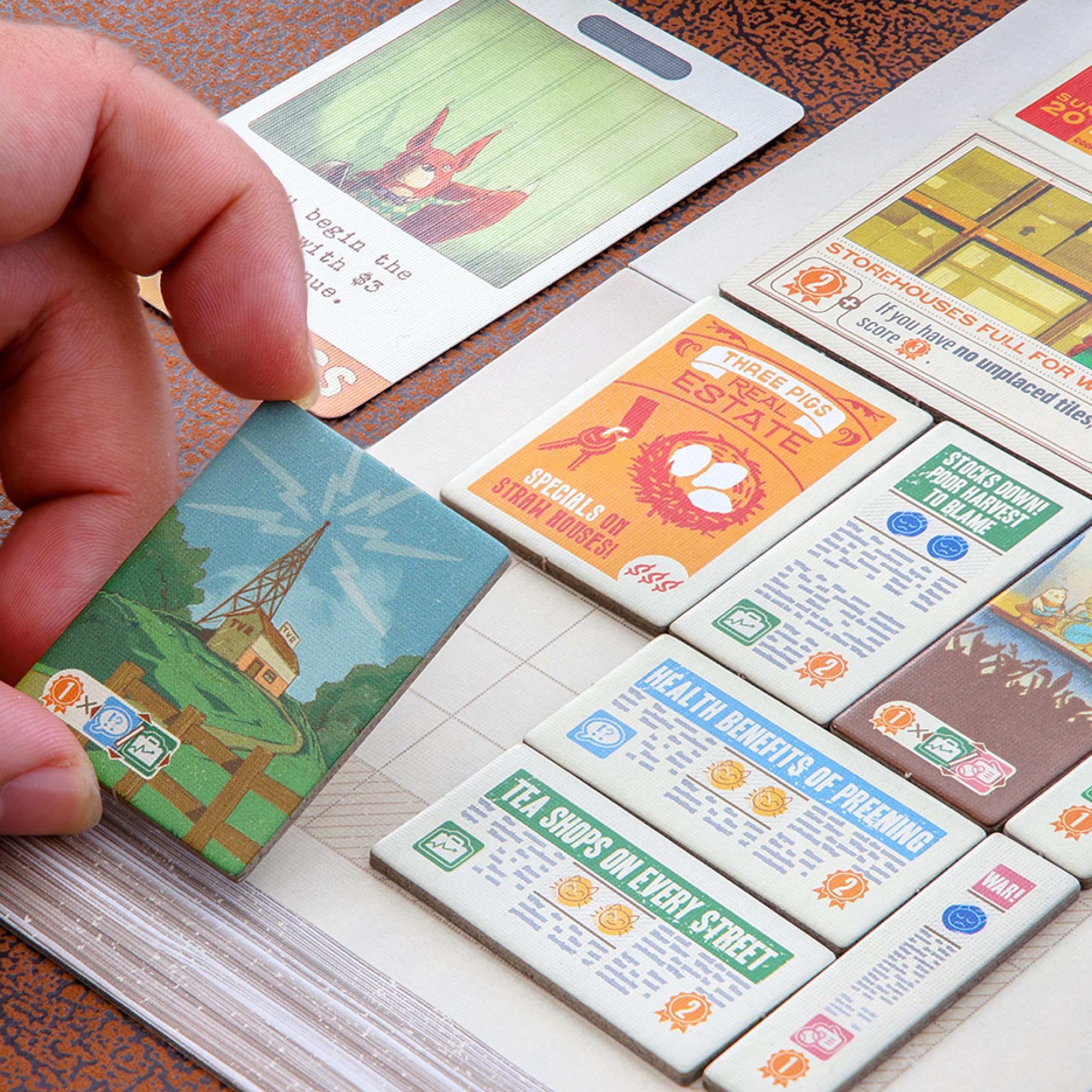 AEG Fit to Print Tile-Laying Board Game | Ages 10+ | 1-6 Players | 15-30 Min Playtime 4