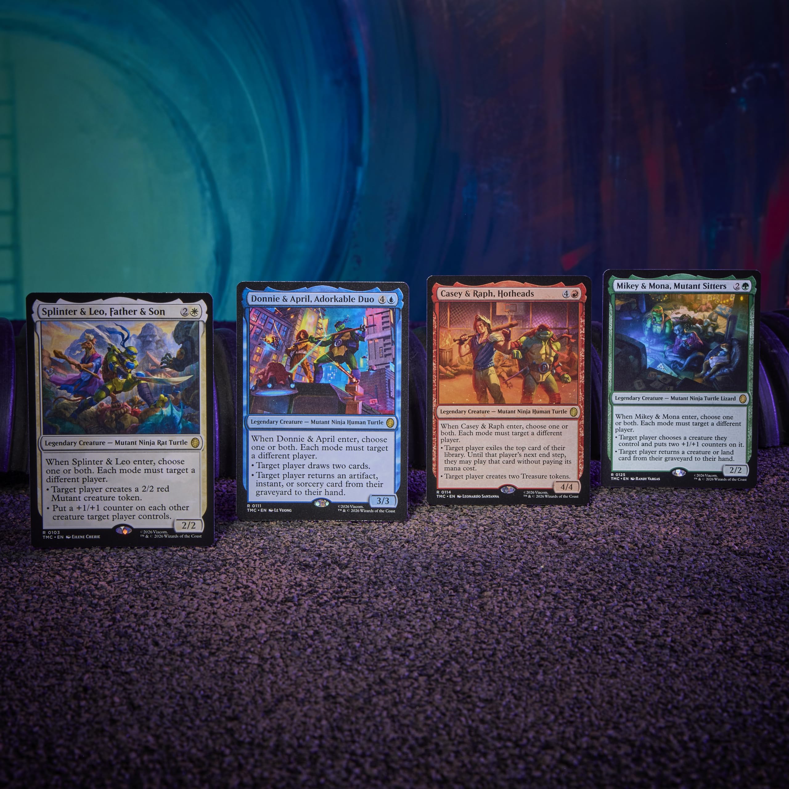 Magic: The Gathering Turtle Team-Up Decks & Sets | Co-op Strategy Game | 4 Hero Decks 4
