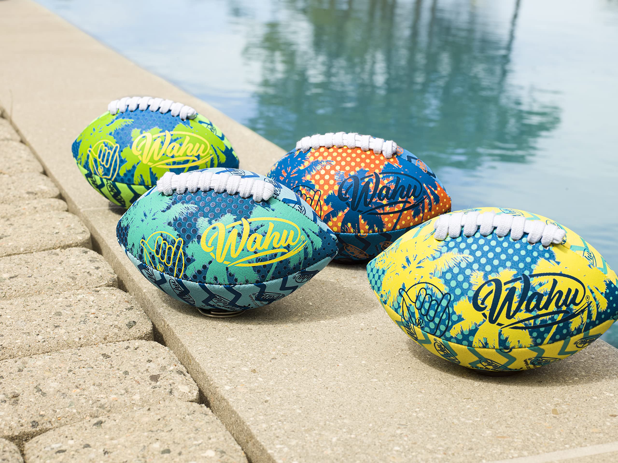WAHU Mini American Football - 100% Waterproof Neoprene Exterior | 6.5' Length 6