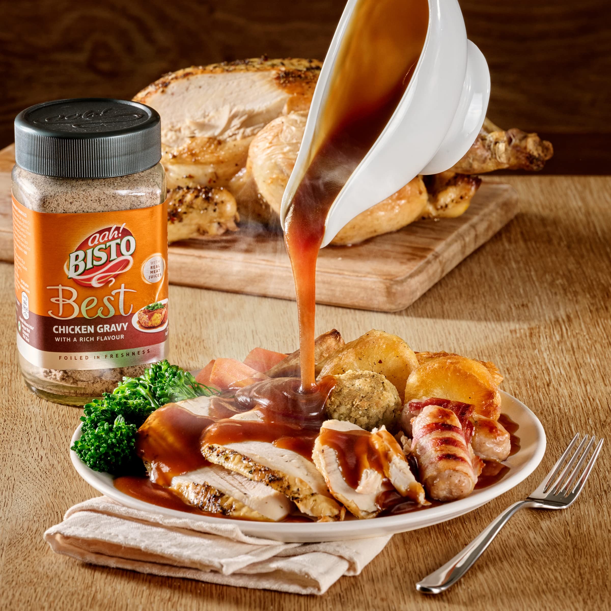 Bisto - Bestes Hühnersoßengranulat mit echtem Fleischsaft, 230 g Glas 5