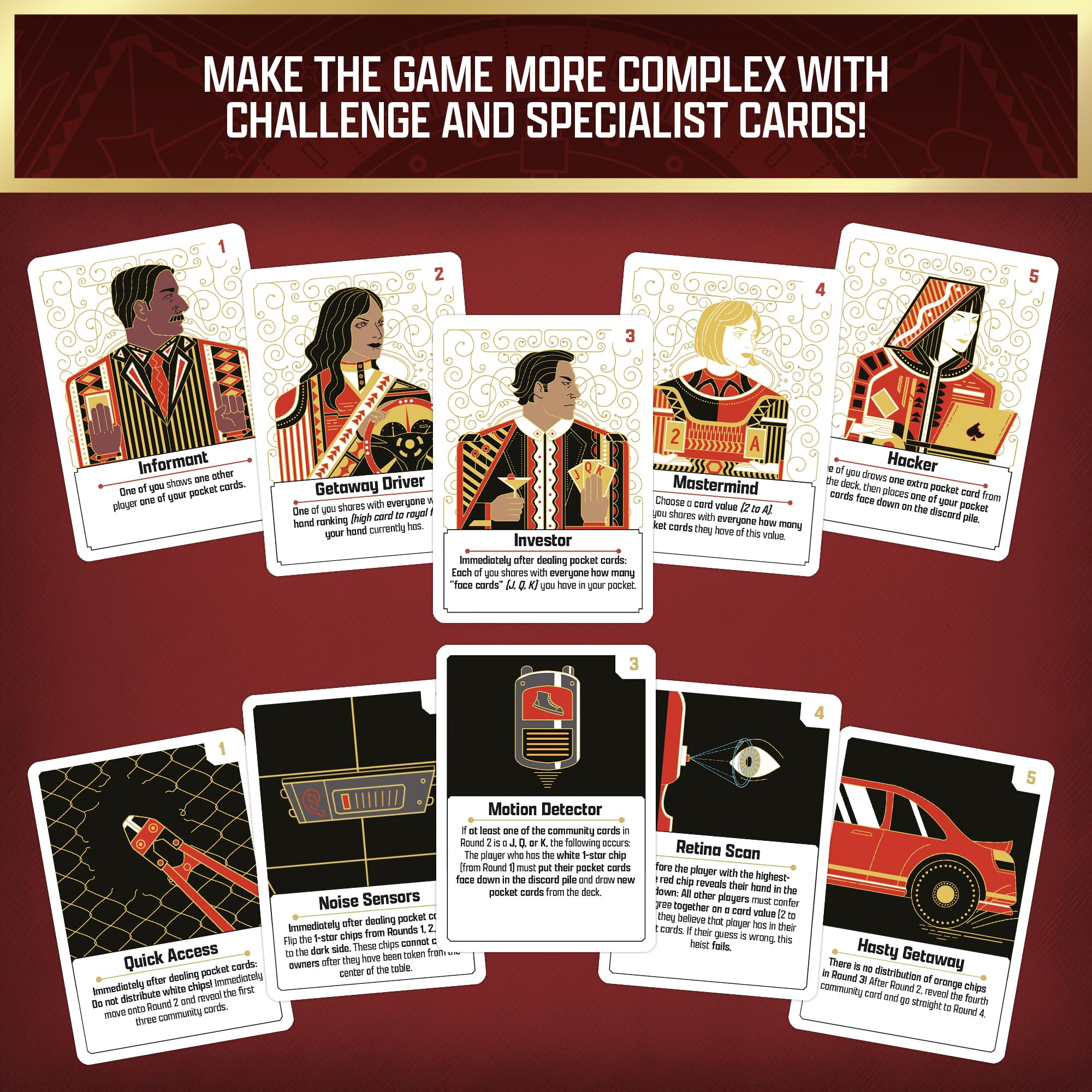Thames & Kosmos The Gang Cooperative Poker-Inspired Strategy Card Game | Ages 10+ | 3-6 Players 6