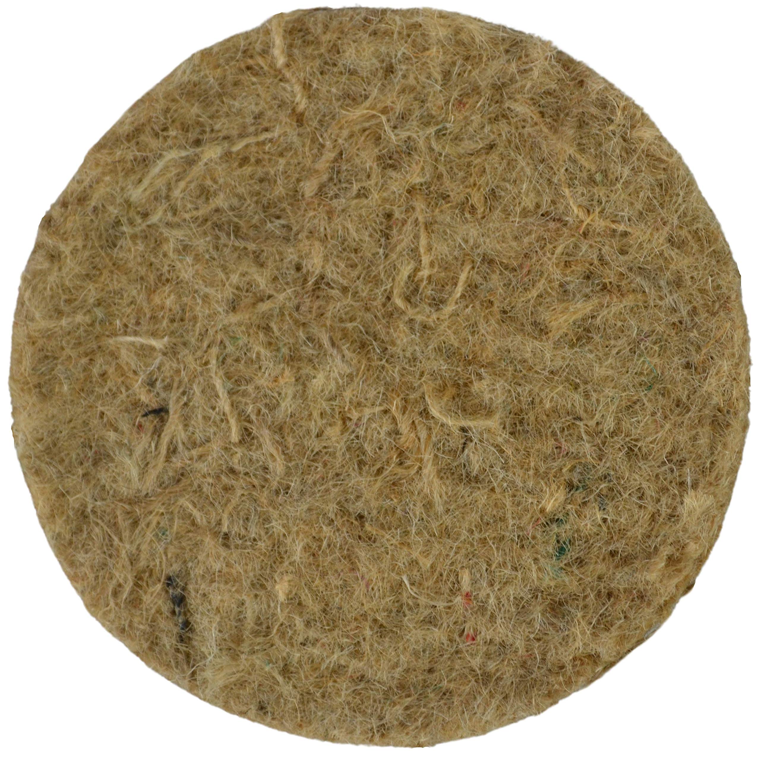 Supa Jute Canary Nesting Felt - 5-Inch Diameter, Pack of 10 | Natural Fibre Mat for Warm, Safe Nests 3
