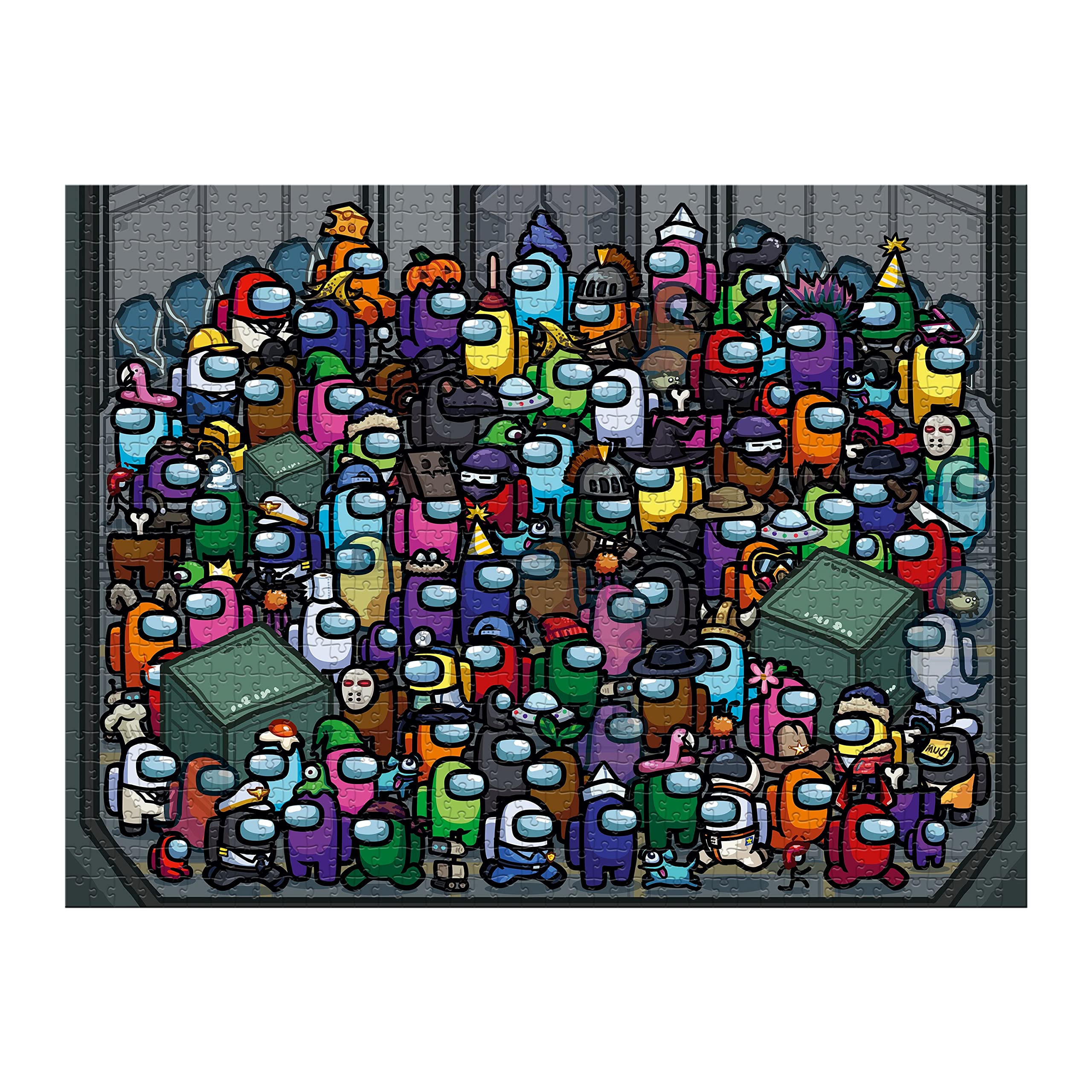 Among Us 1000-teiliges Puzzle – Offiziell lizenzierte Crime Scene Challenge, ab 8 Jahren 4