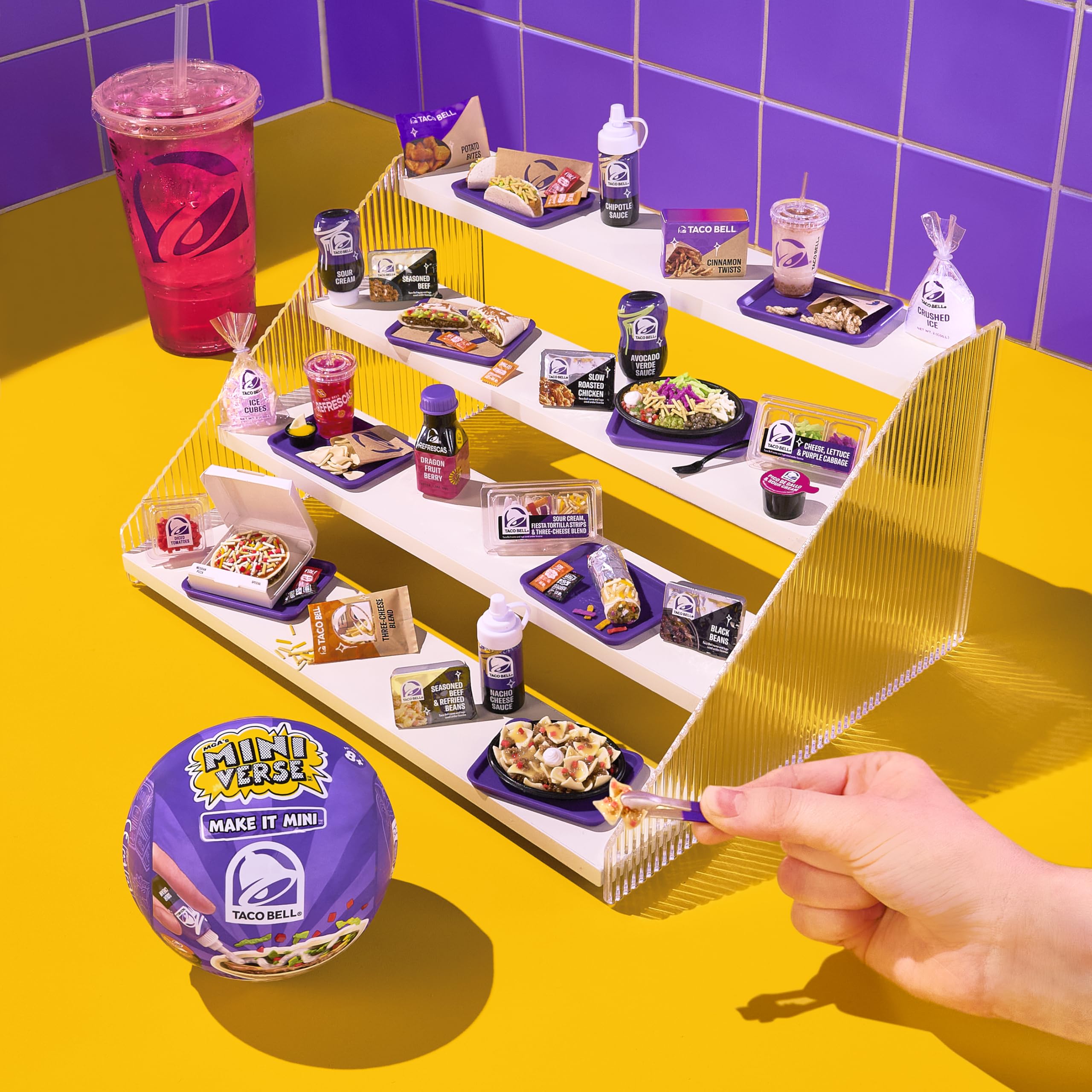 MGA's Miniverse Make It Mini Taco Bell Series 1 DIY Collectible Miniatures | Ages 8+ 5