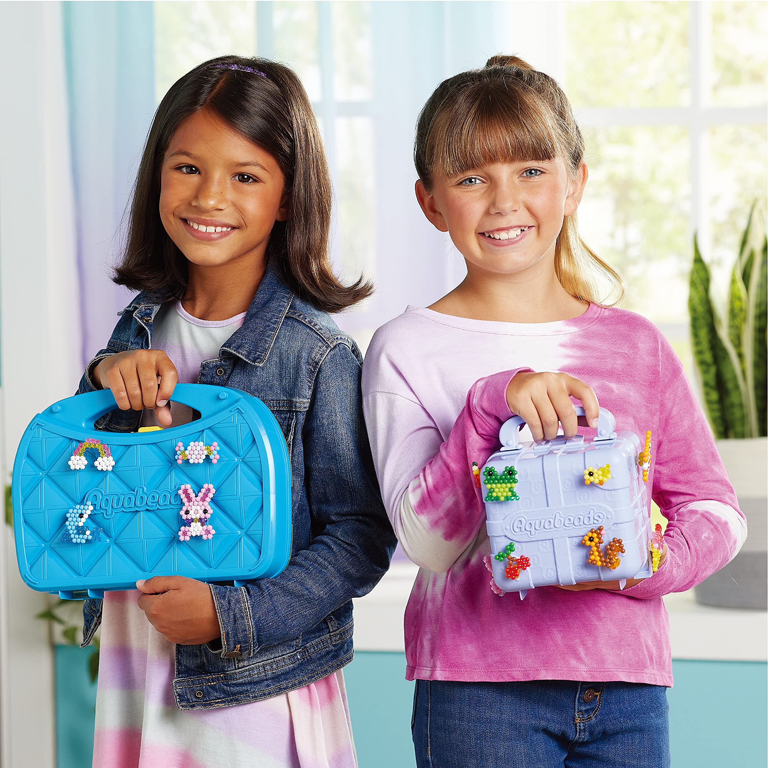 Aquabeads Mega Bead Trunk - 3000 Beads in 30 Colors with Carry Case for Kids 4+ 7