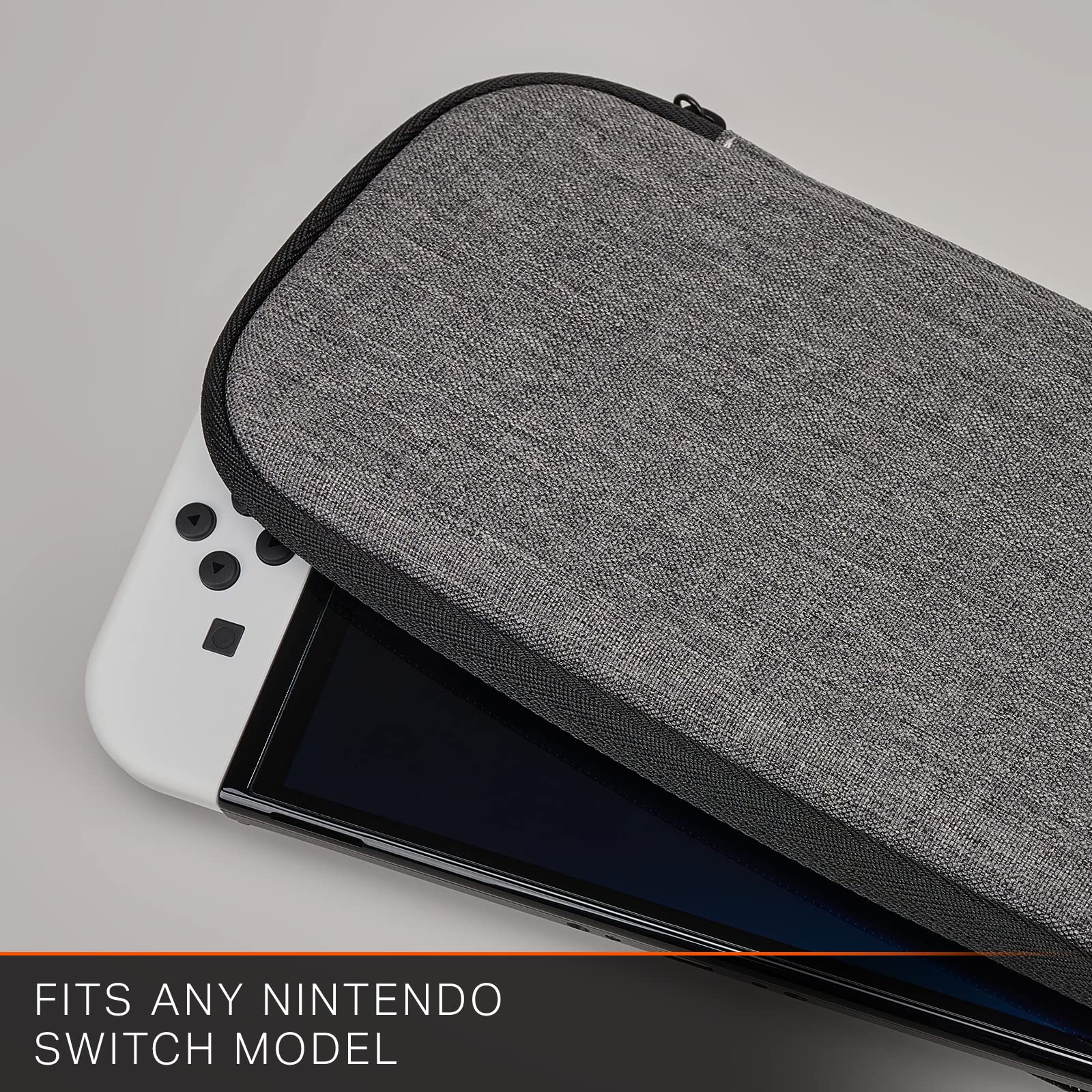PowerA Slim Case for Nintendo Switch - OLED Model, Switch, & Lite | Charcoal 7